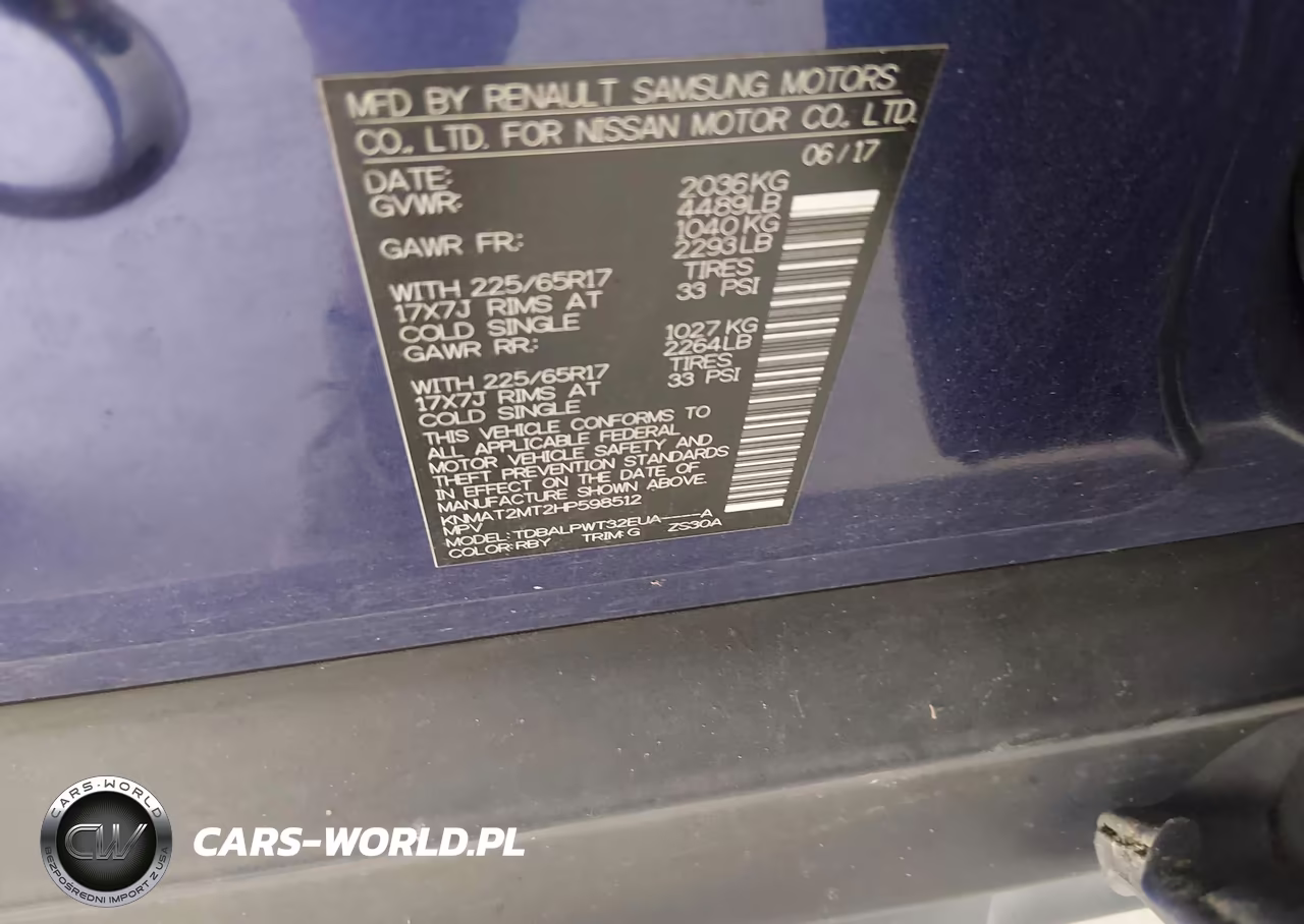 2017 Nissan Rogue S VIN:KNMAT2MT2HP598512 - 9