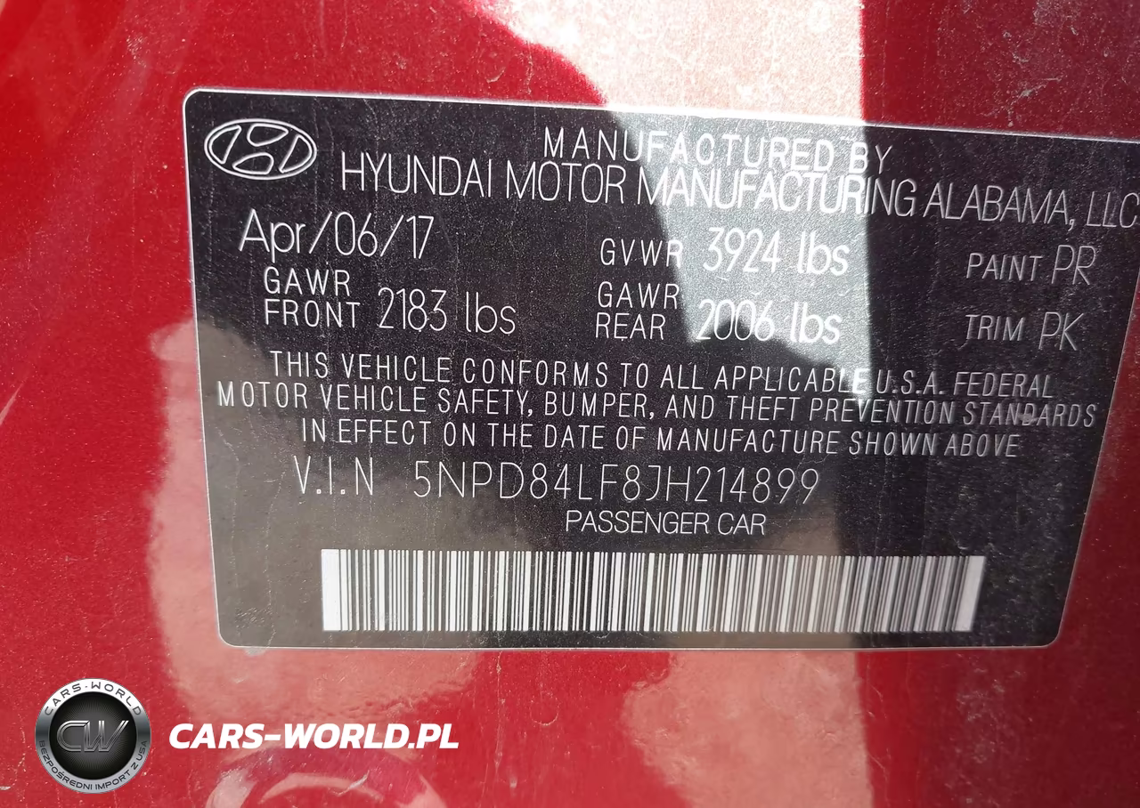 2018 Hyundai Elantra Sel VIN:5NPD84LF8JH214899 - 9