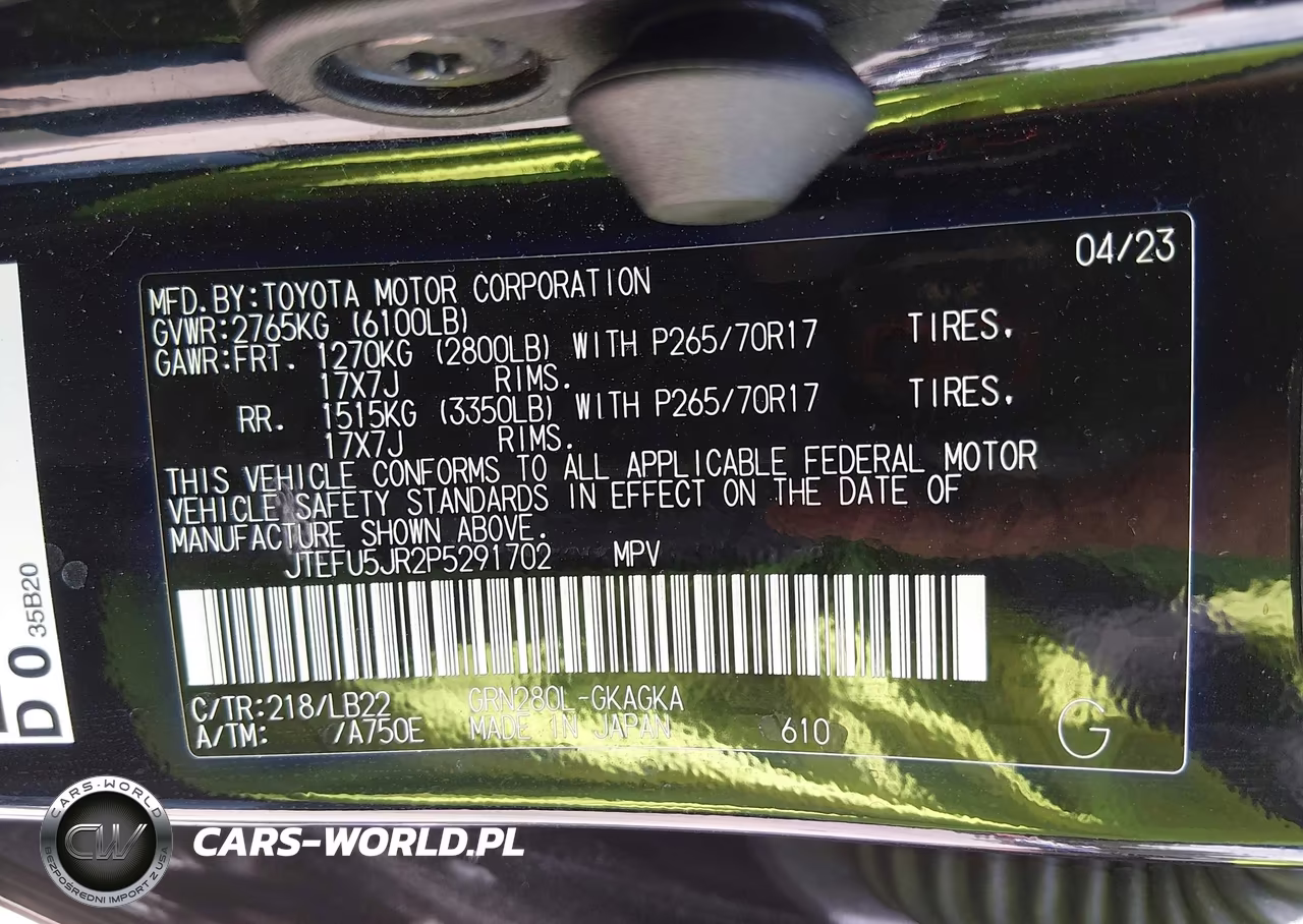 2023 Toyota 4Runner Sr5 Premium VIN:JTEFU5JR2P5291702 - 9