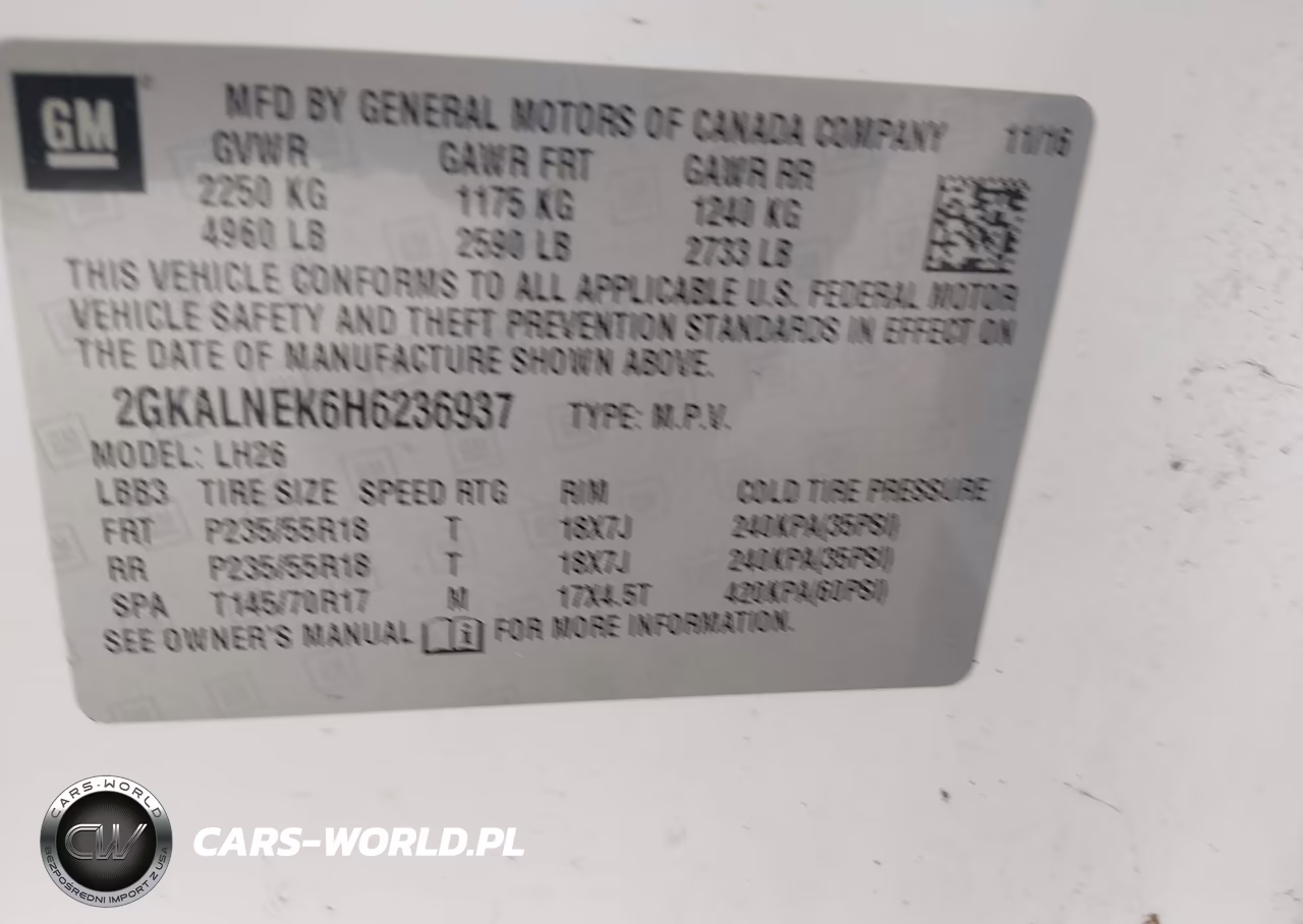 2017 GMC Terrain Sle-2 VIN:2GKALNEK6H6236937 - 9