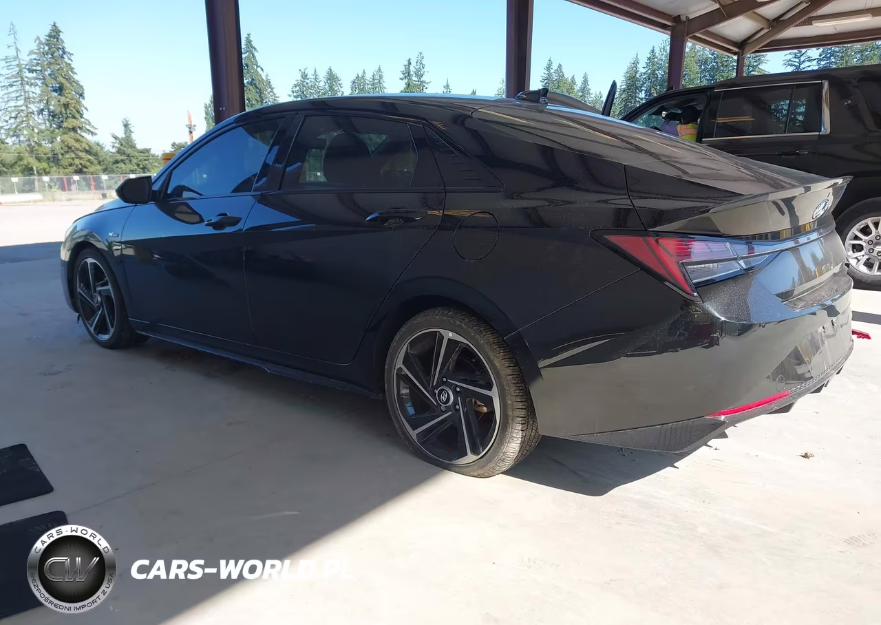 2022 Hyundai Elantra N Line VIN:KMHLR4AF9NU362546 - 3