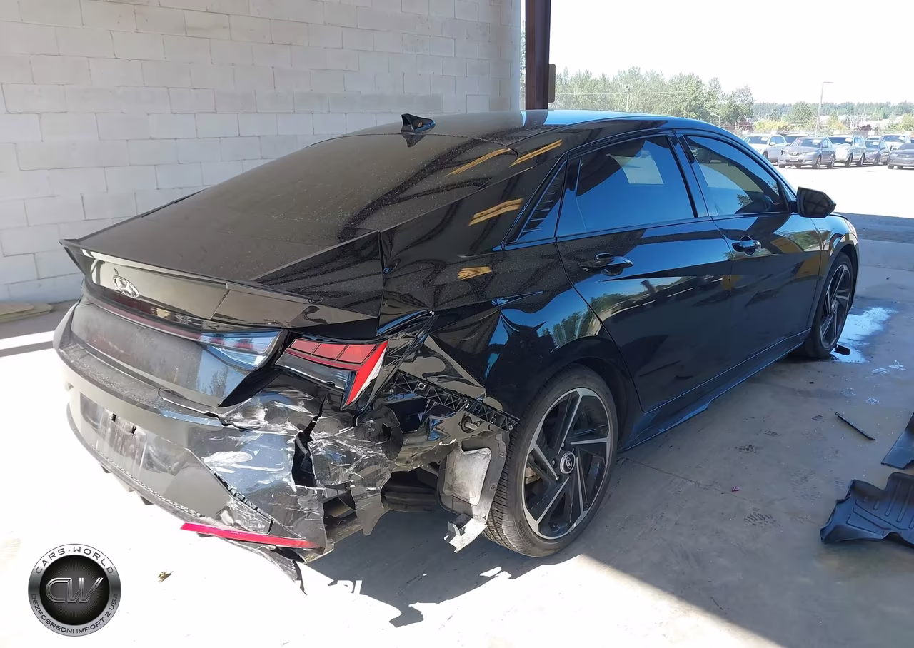2022 Hyundai Elantra N Line VIN:KMHLR4AF9NU362546 - 4