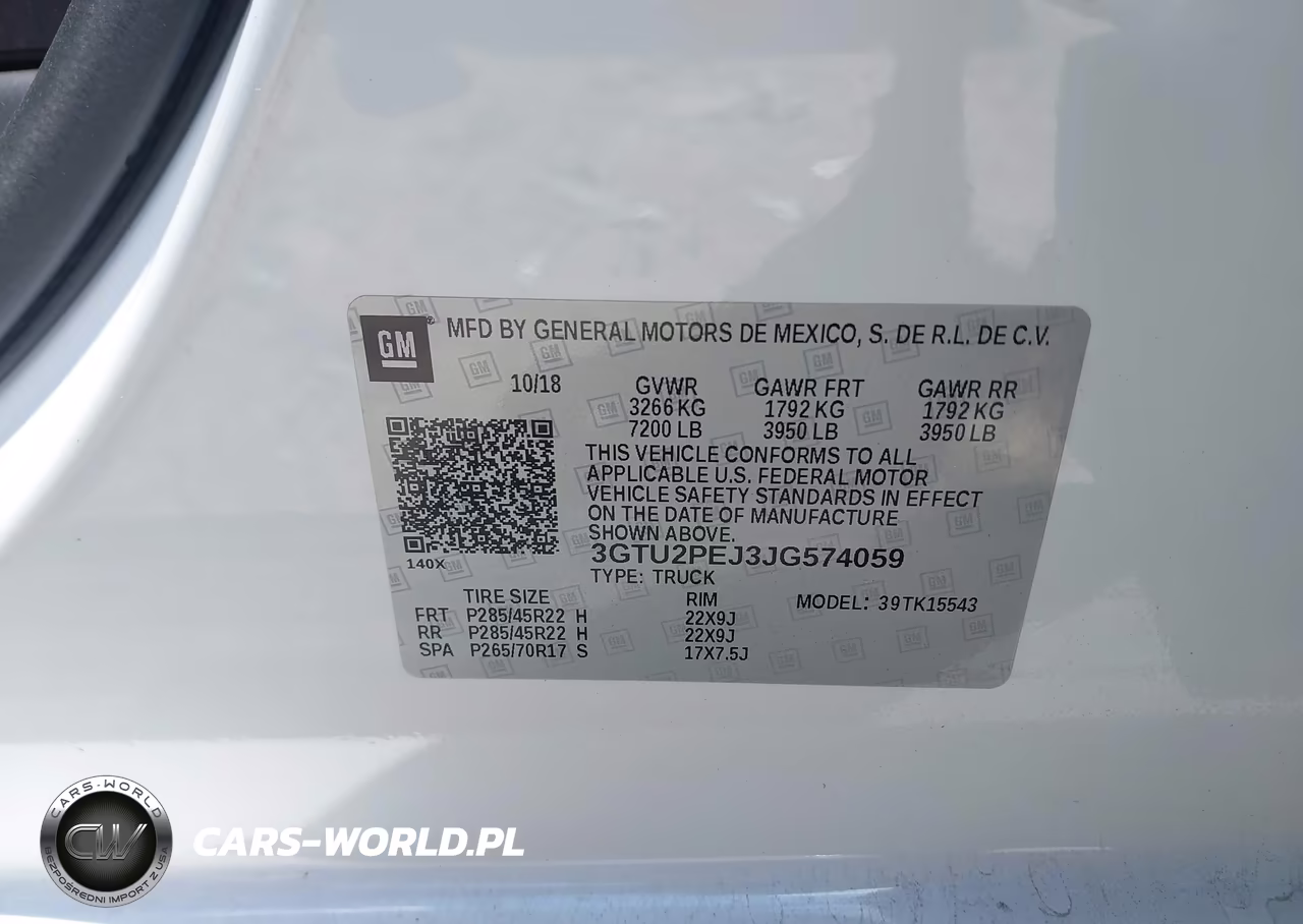 2018 GMC Sierra 1500 Denali VIN:3GTU2PEJ3JG574059 - 9