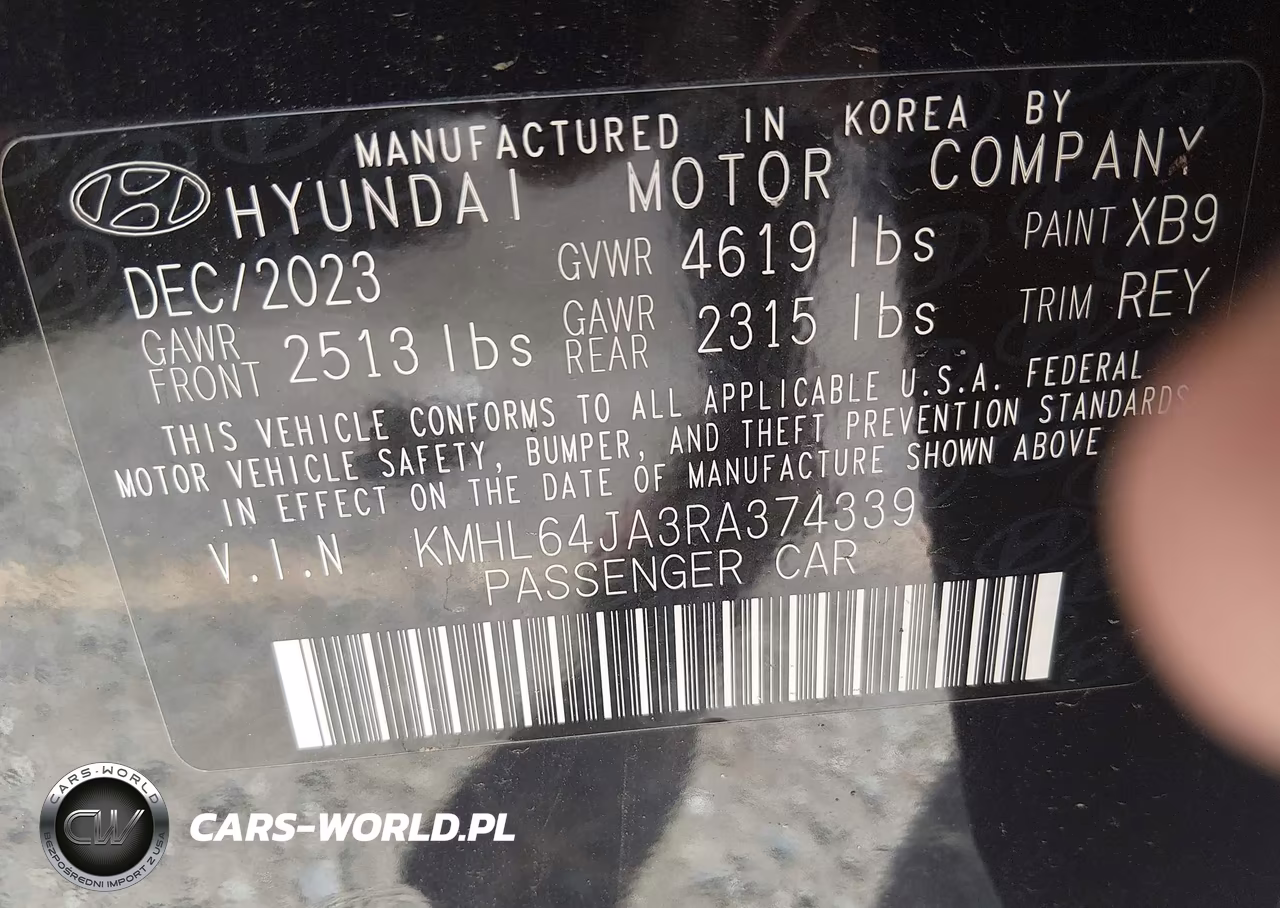 2024 Hyundai Sonata Sel VIN:KMHL64JA3RA374339 - 9