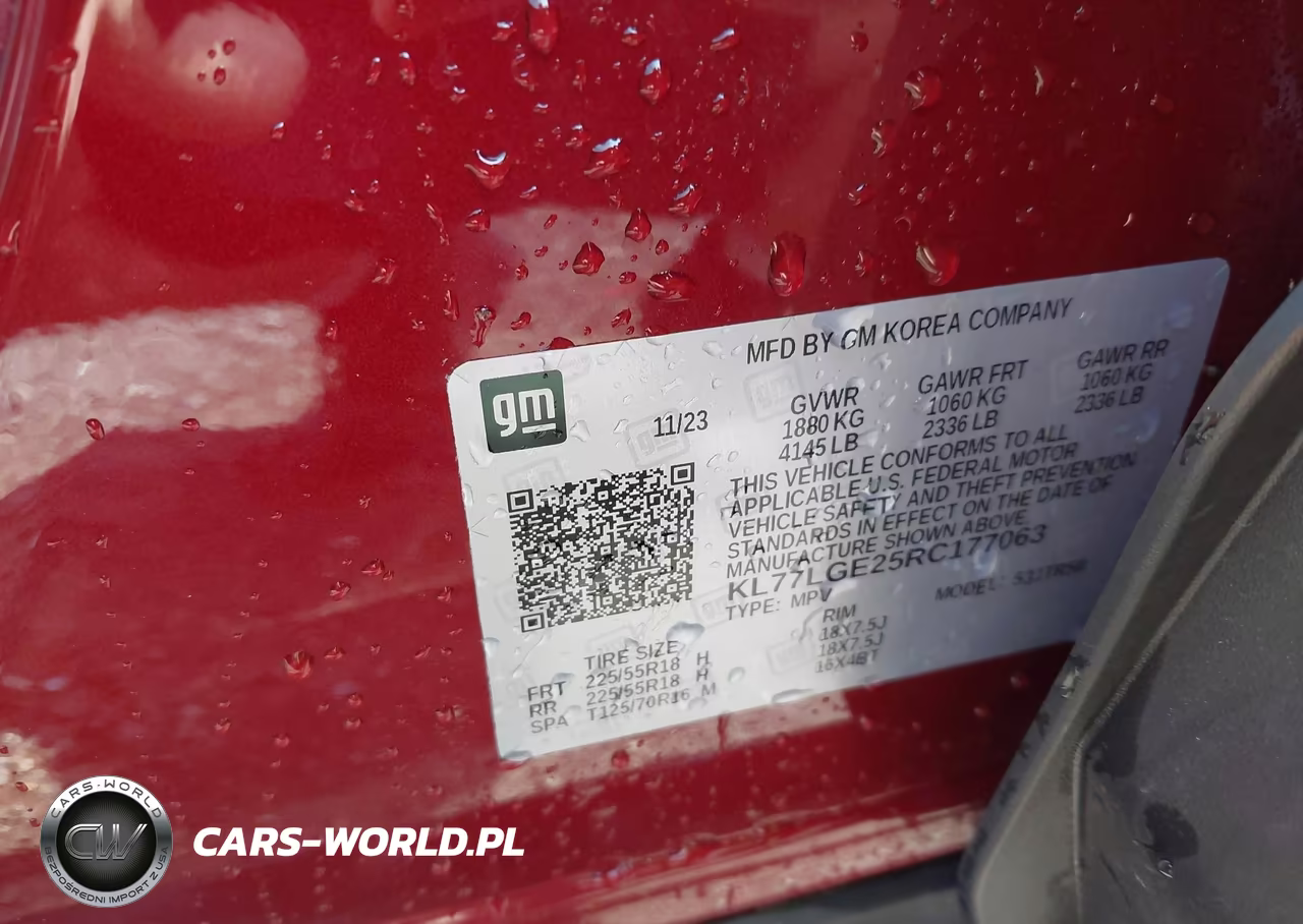2024 Chevrolet Trax Fwd 1Rs VIN:KL77LGE25RC177063 - 9