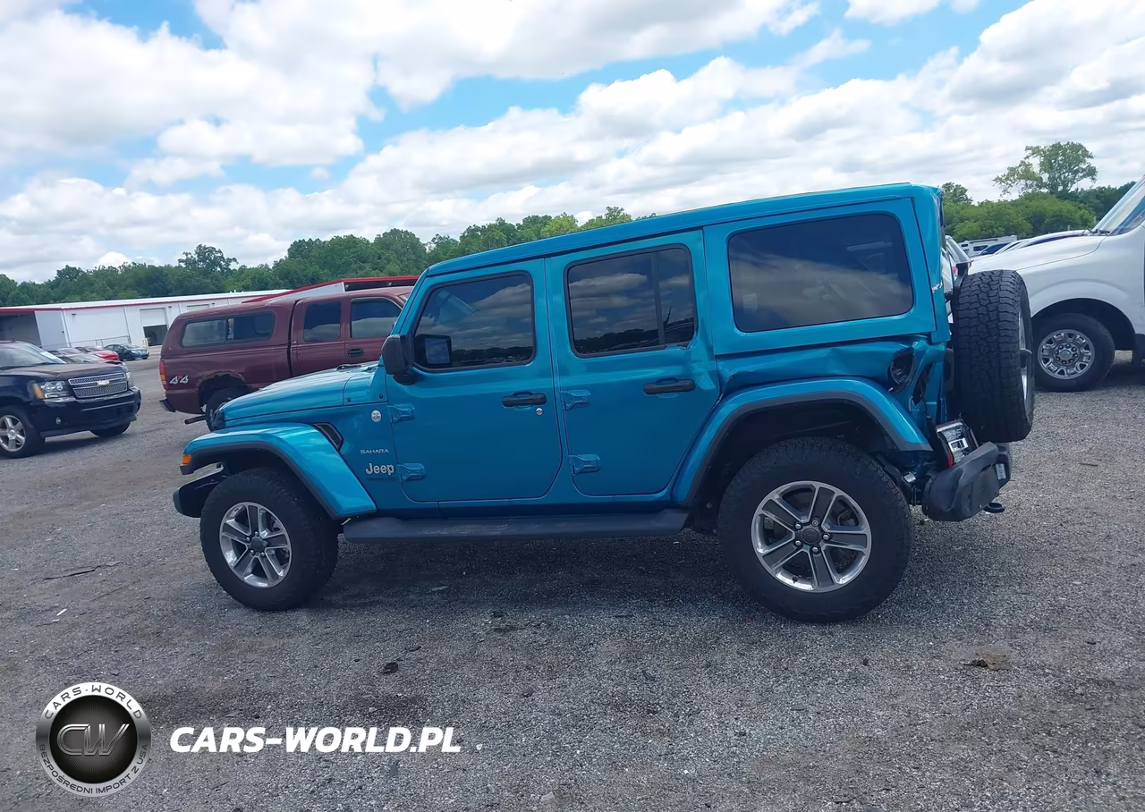 2020 Jeep Wrangler Unlimited Sahara 4X4 VIN:1C4HJXEN9LW264624 - 14