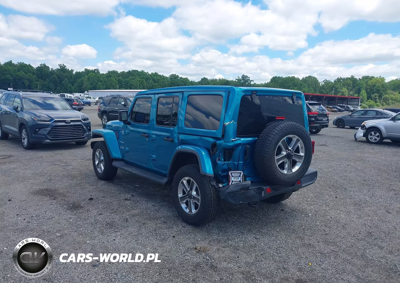 2020 Jeep Wrangler Unlimited Sahara 4X4 VIN:1C4HJXEN9LW264624 - 3