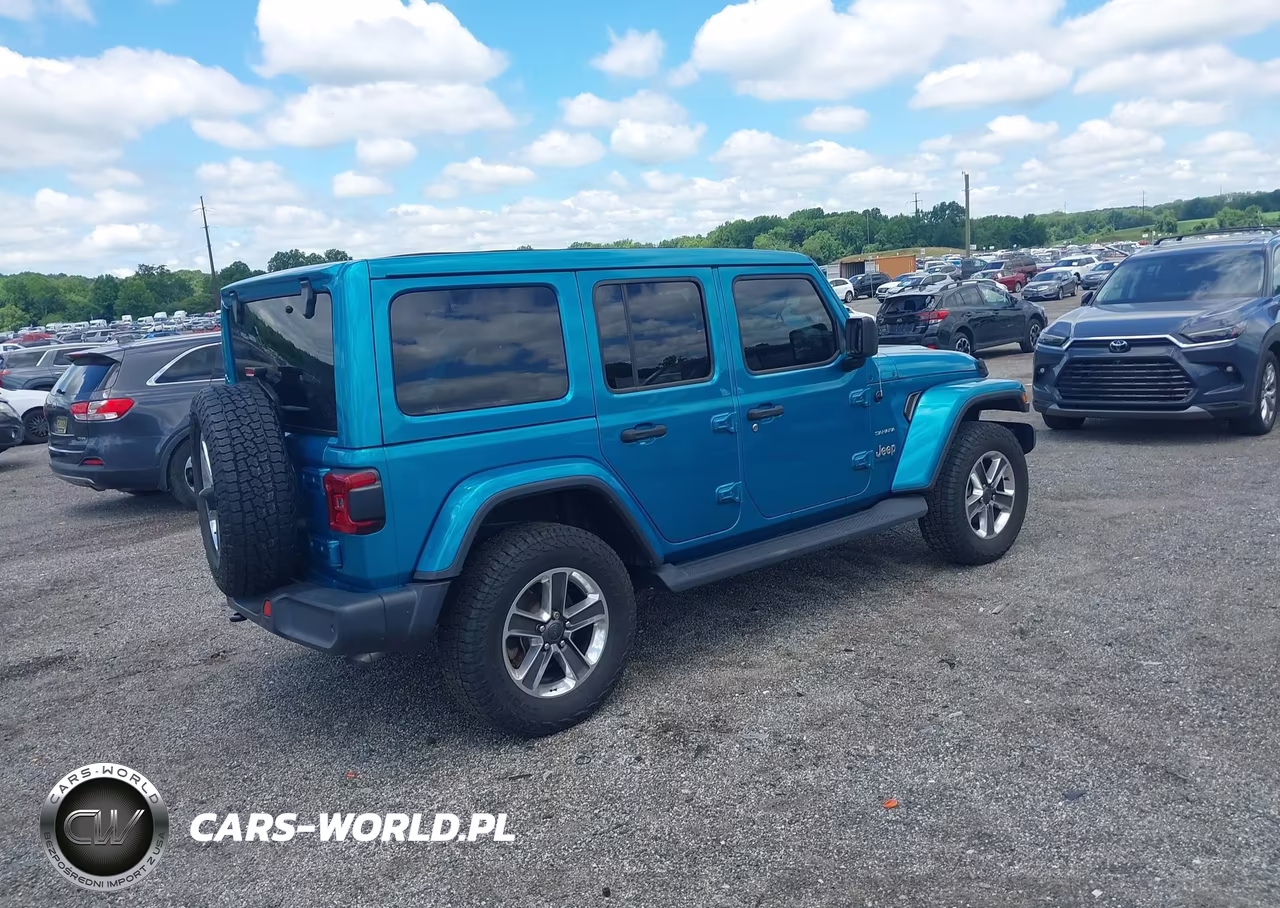 2020 Jeep Wrangler Unlimited Sahara 4X4 VIN:1C4HJXEN9LW264624 - 4