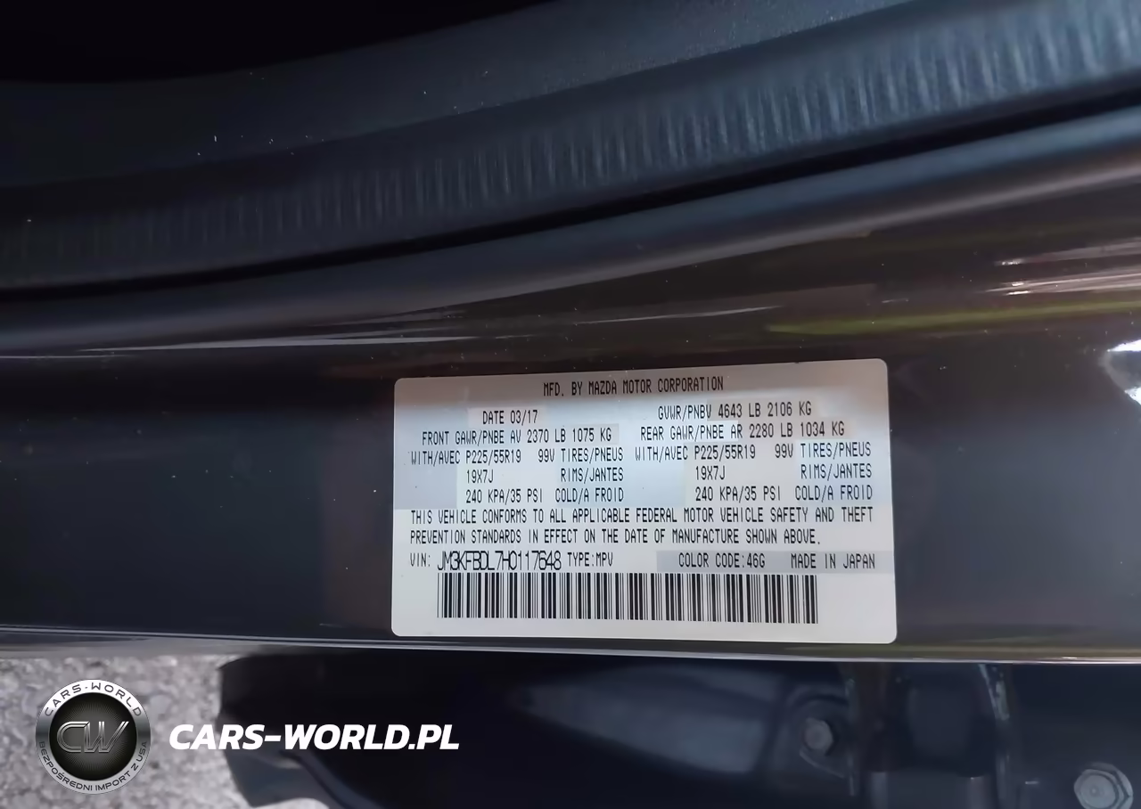 2017 Mazda Cx-5 Grand Touring VIN:JM3KFBDL7H0117648 - 9