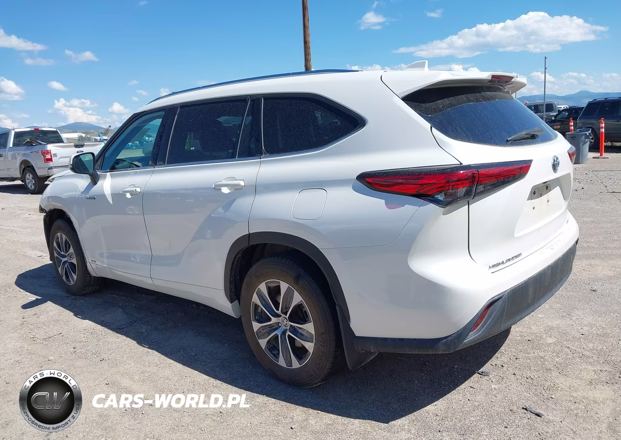 2020 Toyota Highlander Hybrid Xle VIN:5TDGBRCH9LS511383 - 3
