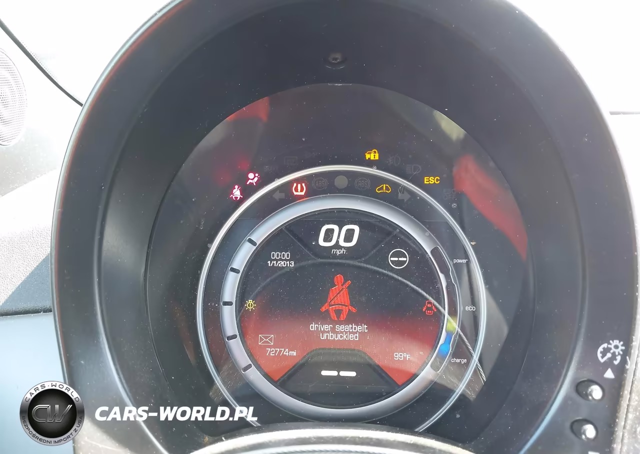 2014 Fiat 500E Battery Electric VIN:3C3CFFGEXET175872 - 7