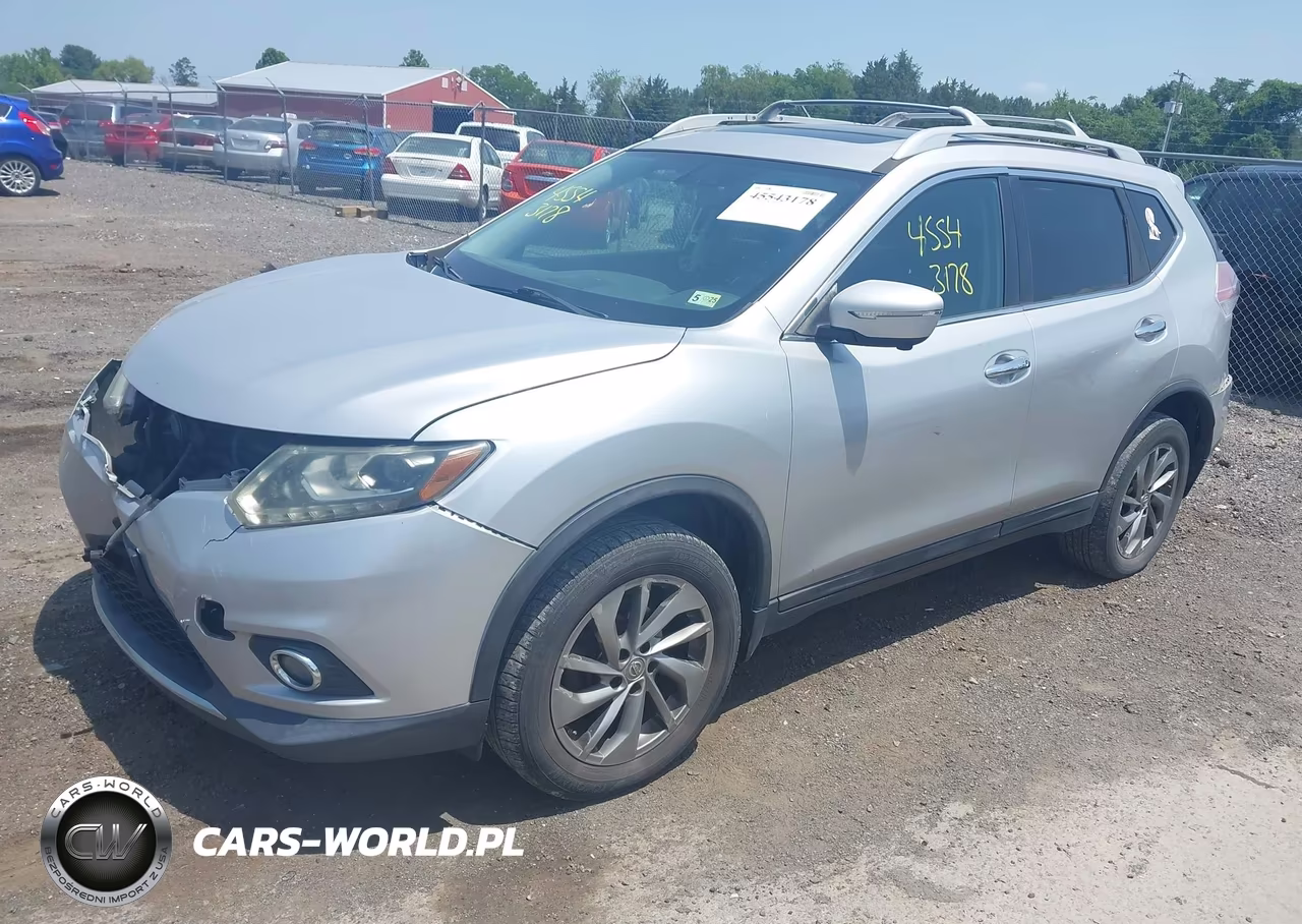 2015 Nissan Rogue Sl VIN:5N1AT2MV6FC845645 - 2