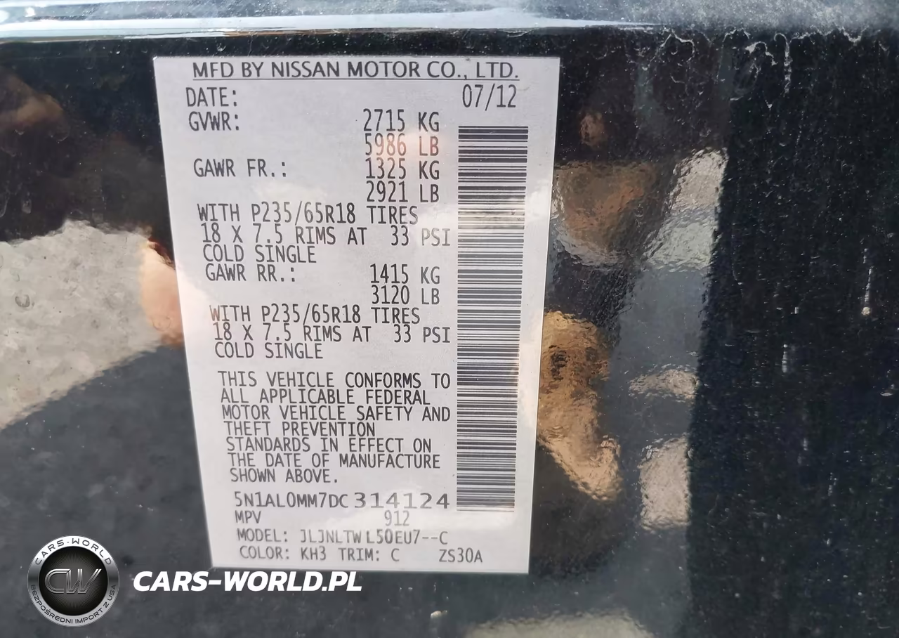 2013 Infiniti Jx35 VIN:5N1AL0MM7DC314124 - 9