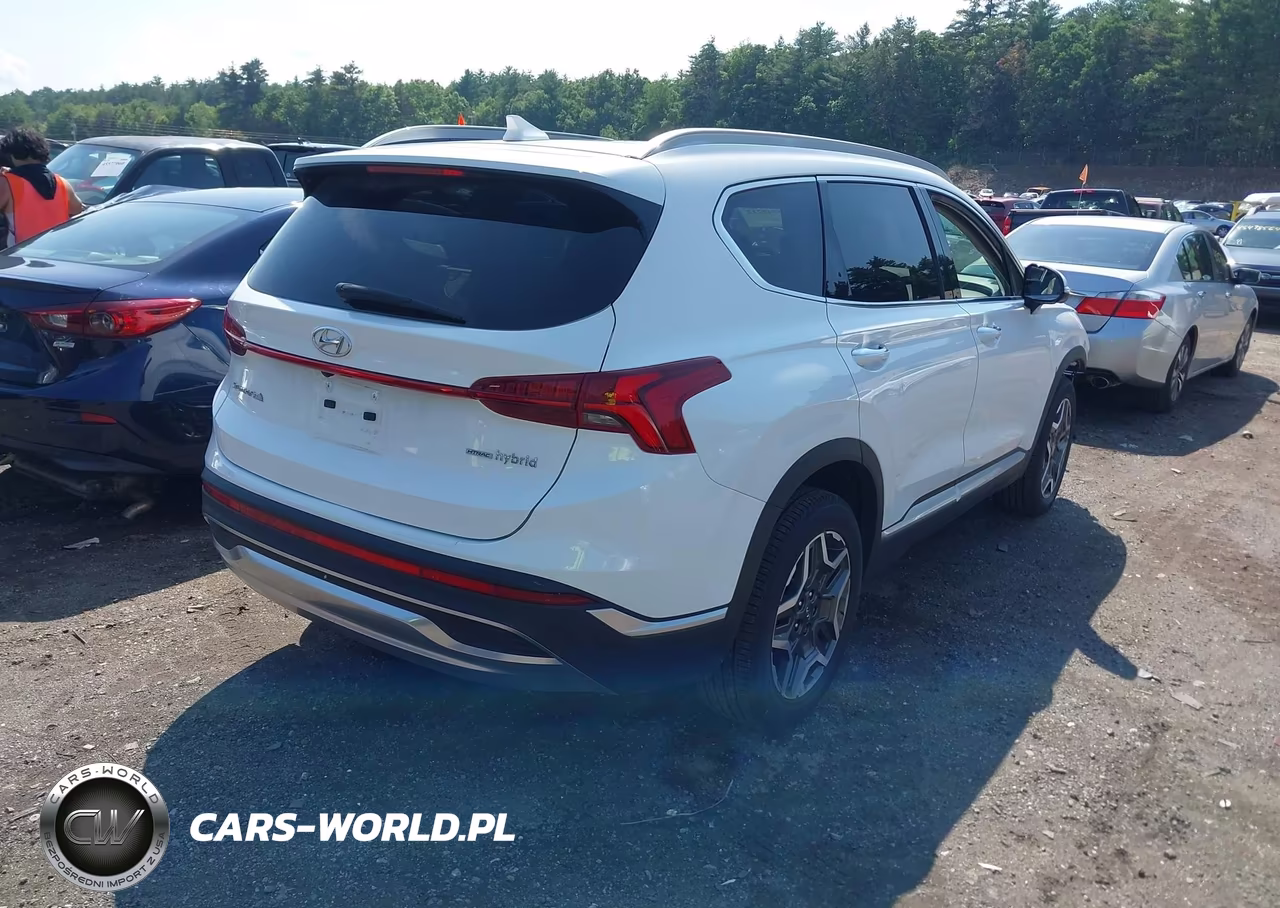 2022 Hyundai Santa Fe Hybrid Limited VIN:KM8S5DA12NU016589 - 4