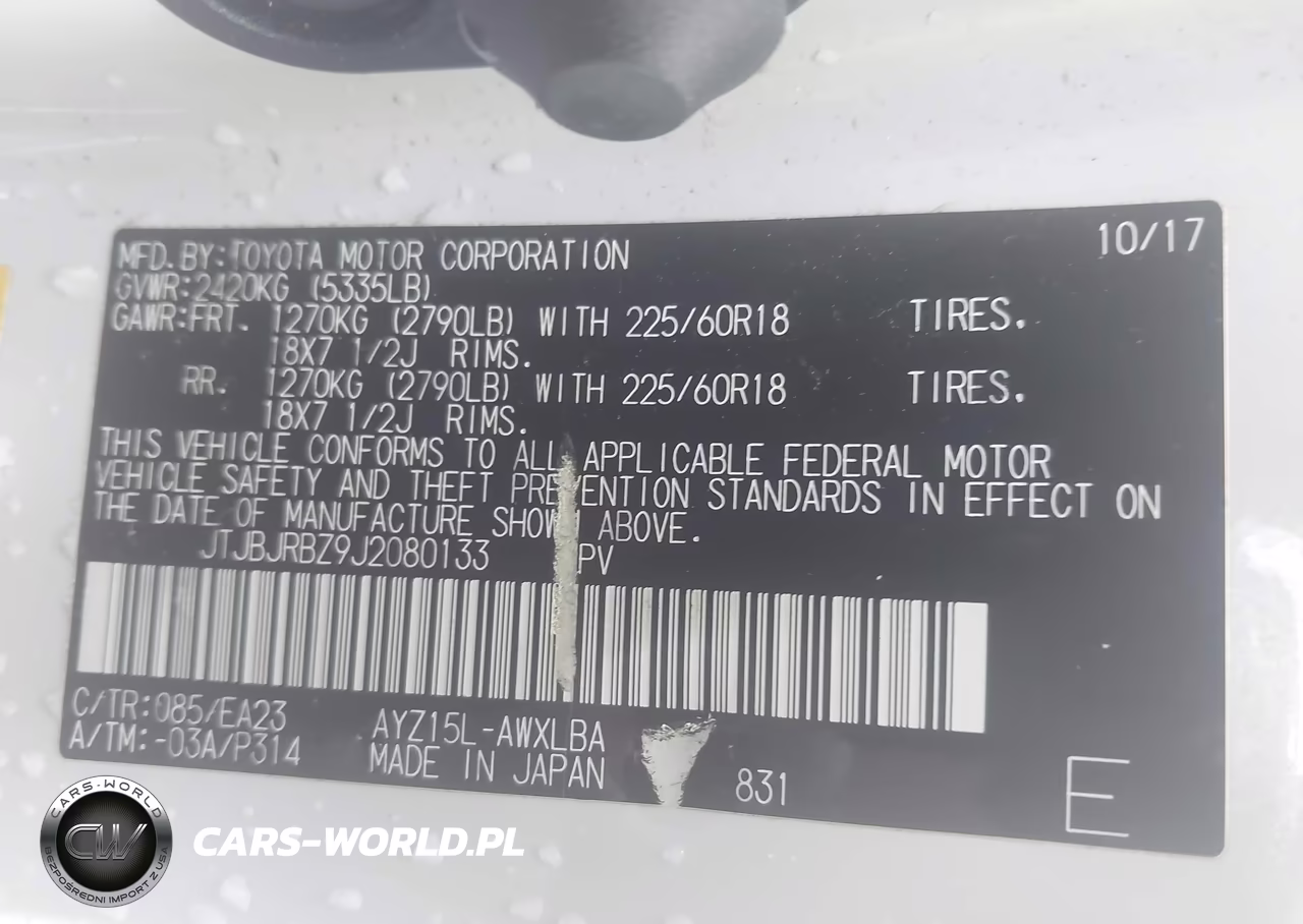 2018 Lexus Nx 300H VIN:JTJBJRBZ9J2080133 - 9