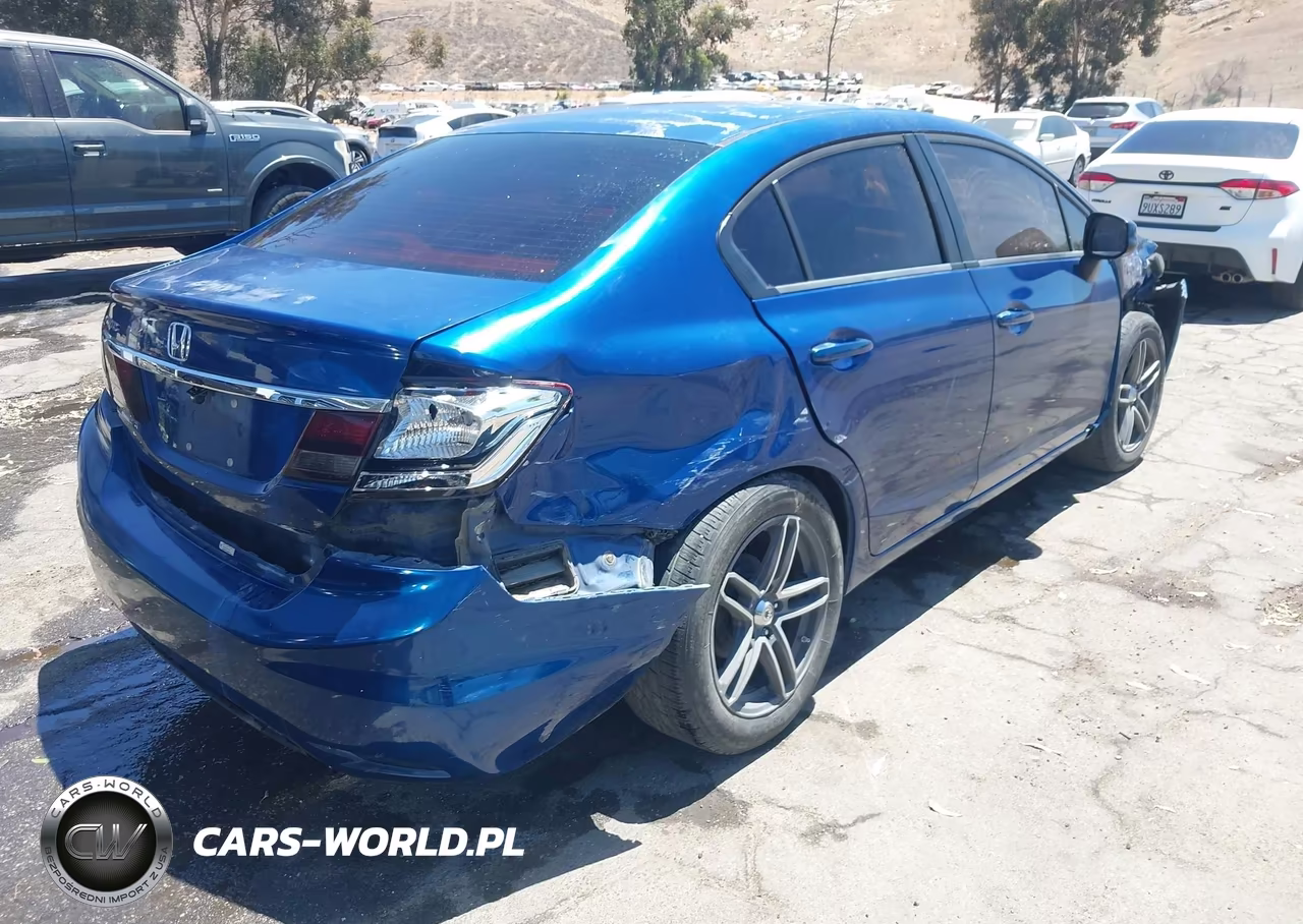 2013 Honda Civic Lx VIN:19XFB2F50DE275075 - 4