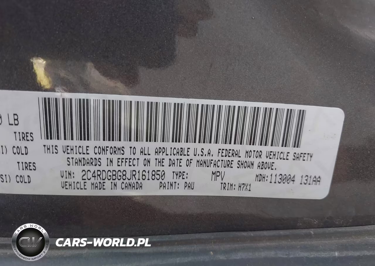 2018 Dodge Grand Caravan Se VIN:2C4RDGBG8JR161850 - 9