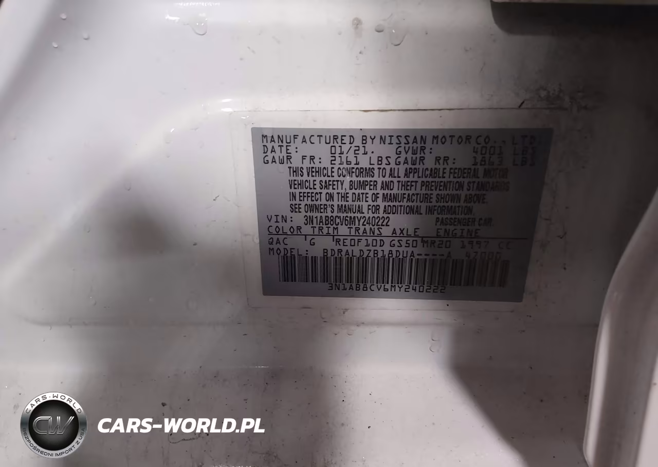 2021 Nissan Sentra Sv Xtronic Cvt VIN:3N1AB8CV6MY240222 - 9