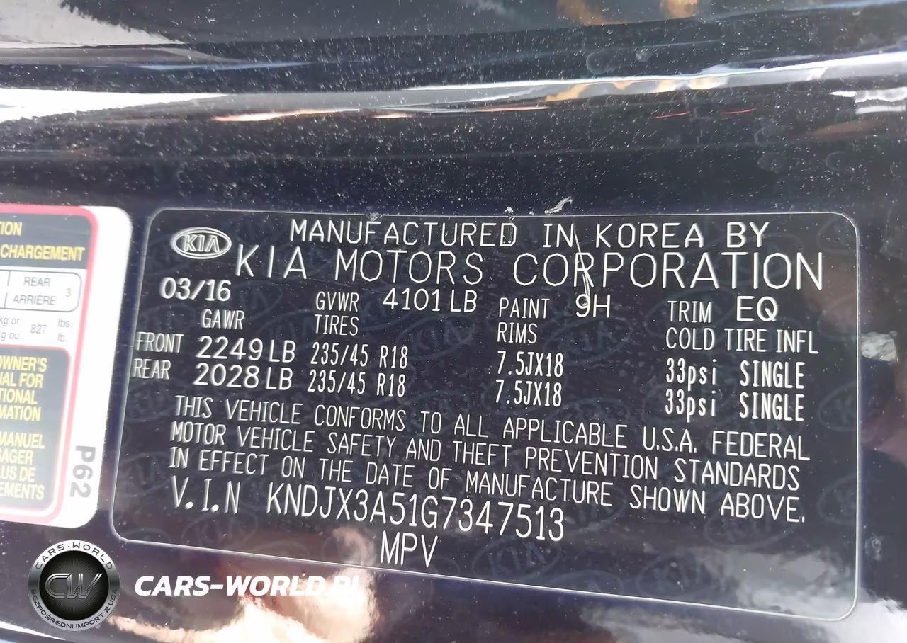 2016 Kia Soul ! VIN:KNDJX3A51G7347513 - 9