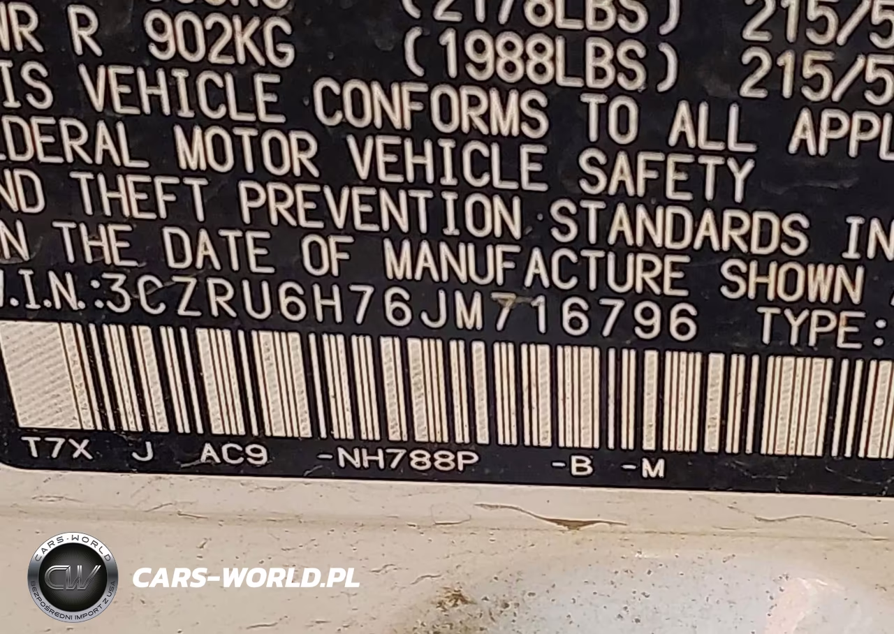 2018 Honda Hr-V Ex-L VIN:3CZRU6H76JM716796 - 9