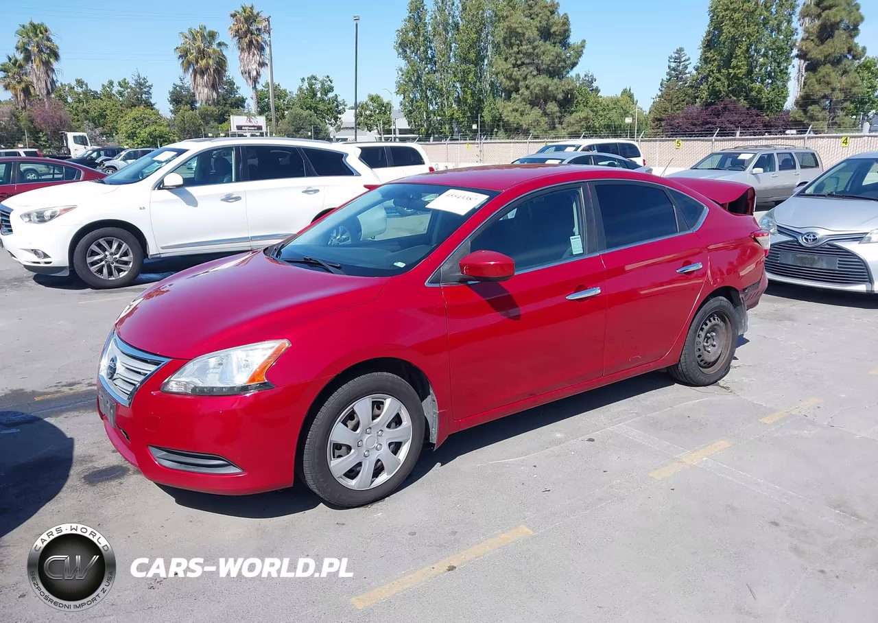 2014 Nissan Sentra Fe+ S-Fe+ Sv-S-Sl-Sr-Sv VIN:3N1AB7AP3EL642597 - 2