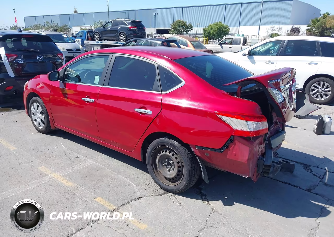 2014 Nissan Sentra Fe+ S-Fe+ Sv-S-Sl-Sr-Sv VIN:3N1AB7AP3EL642597 - 3
