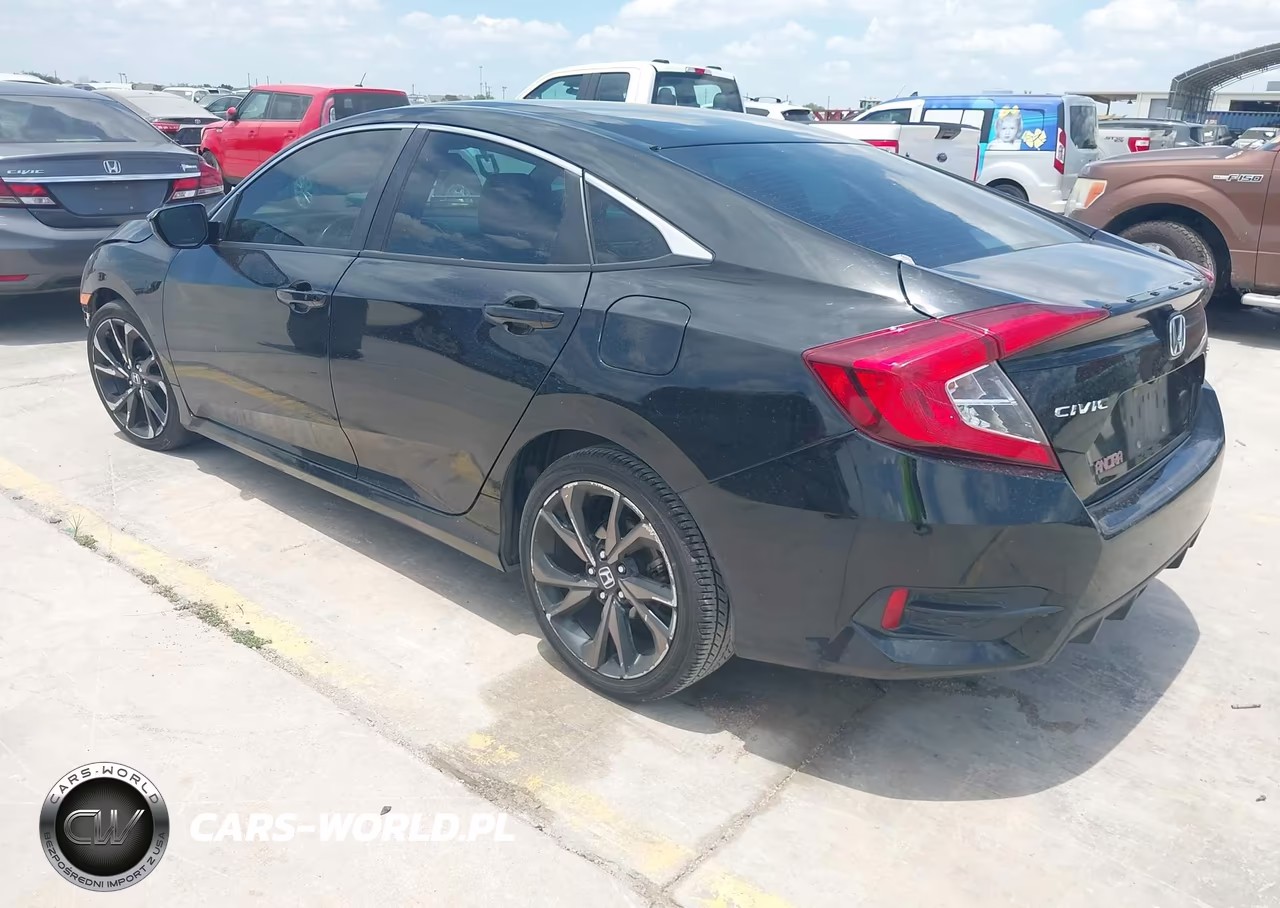 2019 Honda Civic Sport VIN:19XFC2F85KE009328 - 3