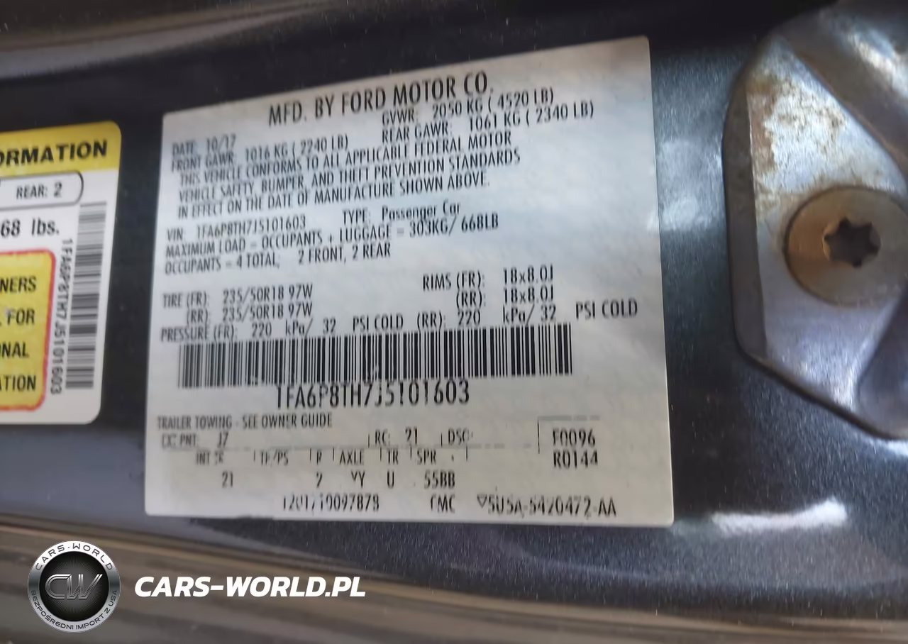 2018 Ford Mustang Ecoboost VIN:1FA6P8TH7J5101603 - 9