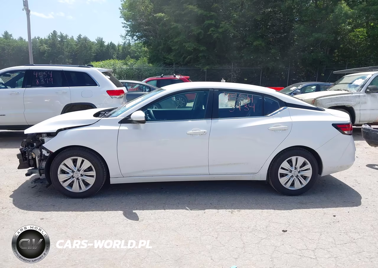 2022 Nissan Sentra S Xtronic Cvt VIN:3N1AB8BV6NY279332 - 14