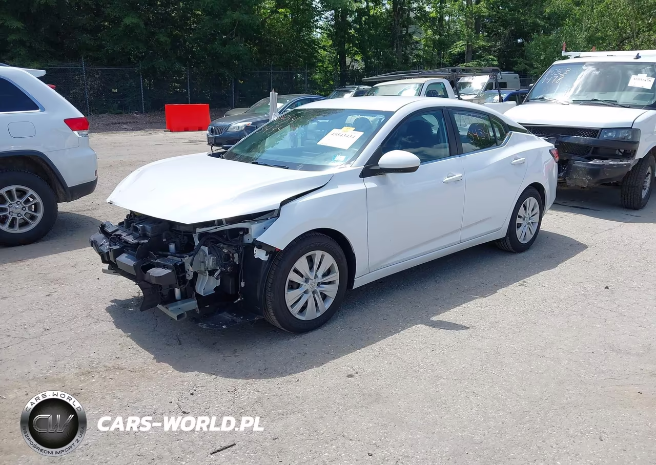 2022 Nissan Sentra S Xtronic Cvt VIN:3N1AB8BV6NY279332 - 2