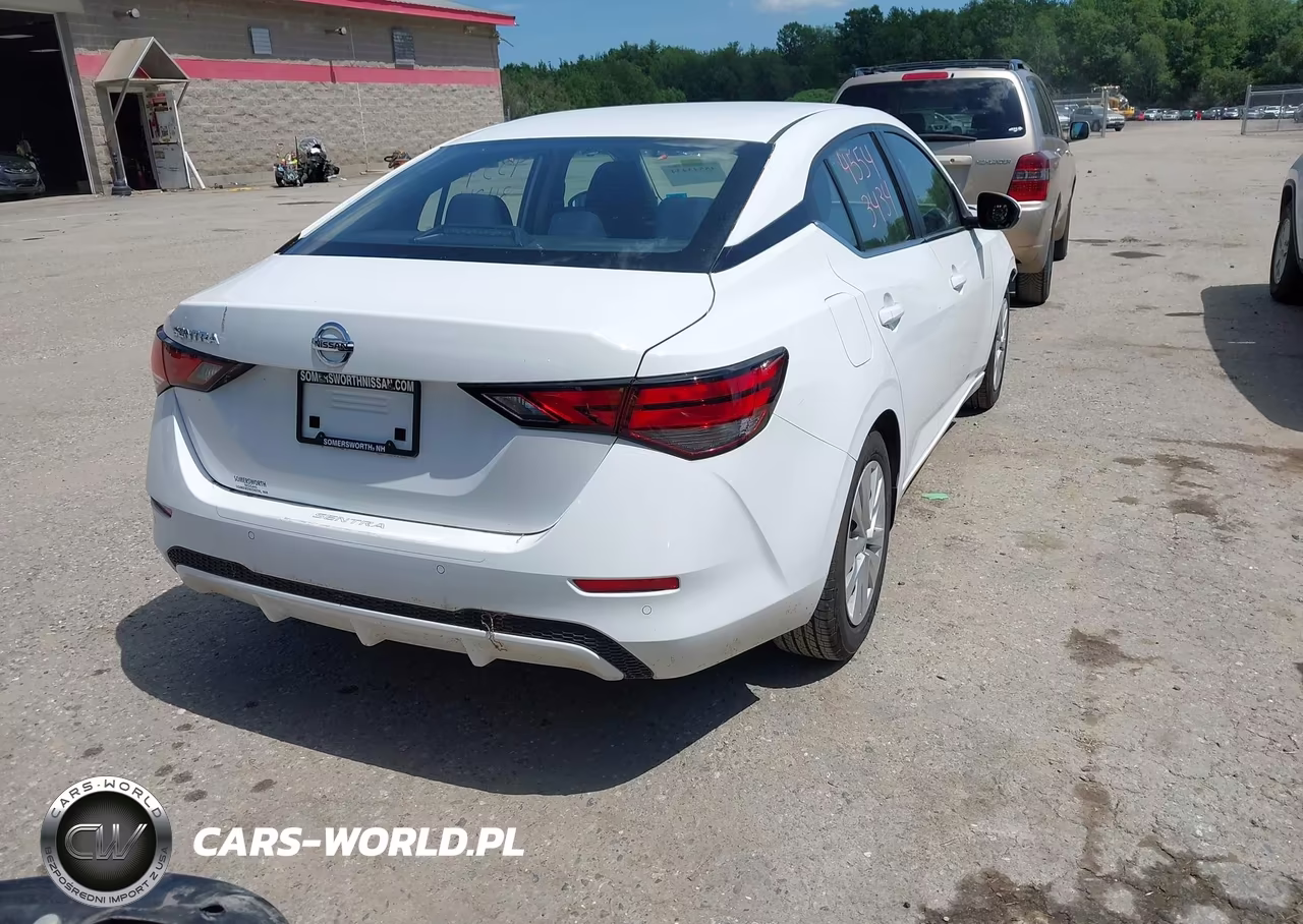 2022 Nissan Sentra S Xtronic Cvt VIN:3N1AB8BV6NY279332 - 4