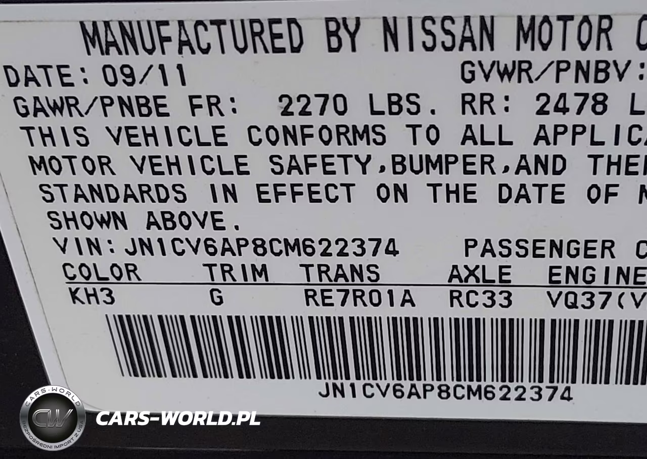 2012 Infiniti G37 Journey VIN:JN1CV6AP8CM622374 - 9