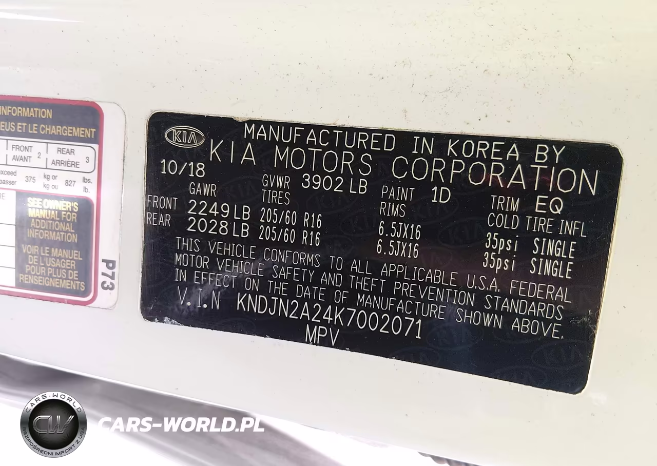 2019 Kia Soul VIN:KNDJN2A24K7002071 - 9