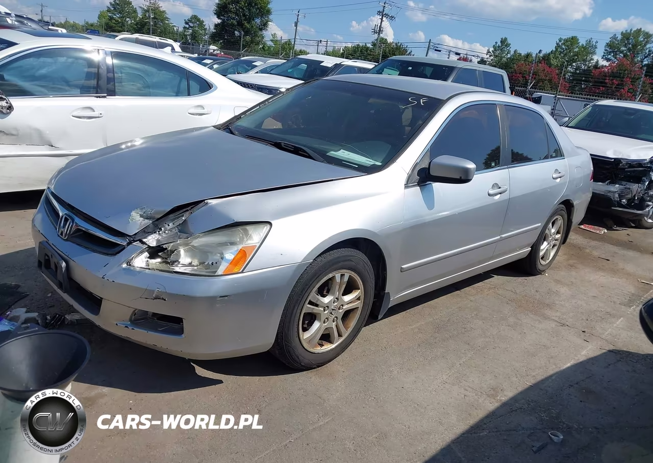 2007 Honda Accord 2.4 Se VIN:JHMCM56397C020318 - 2