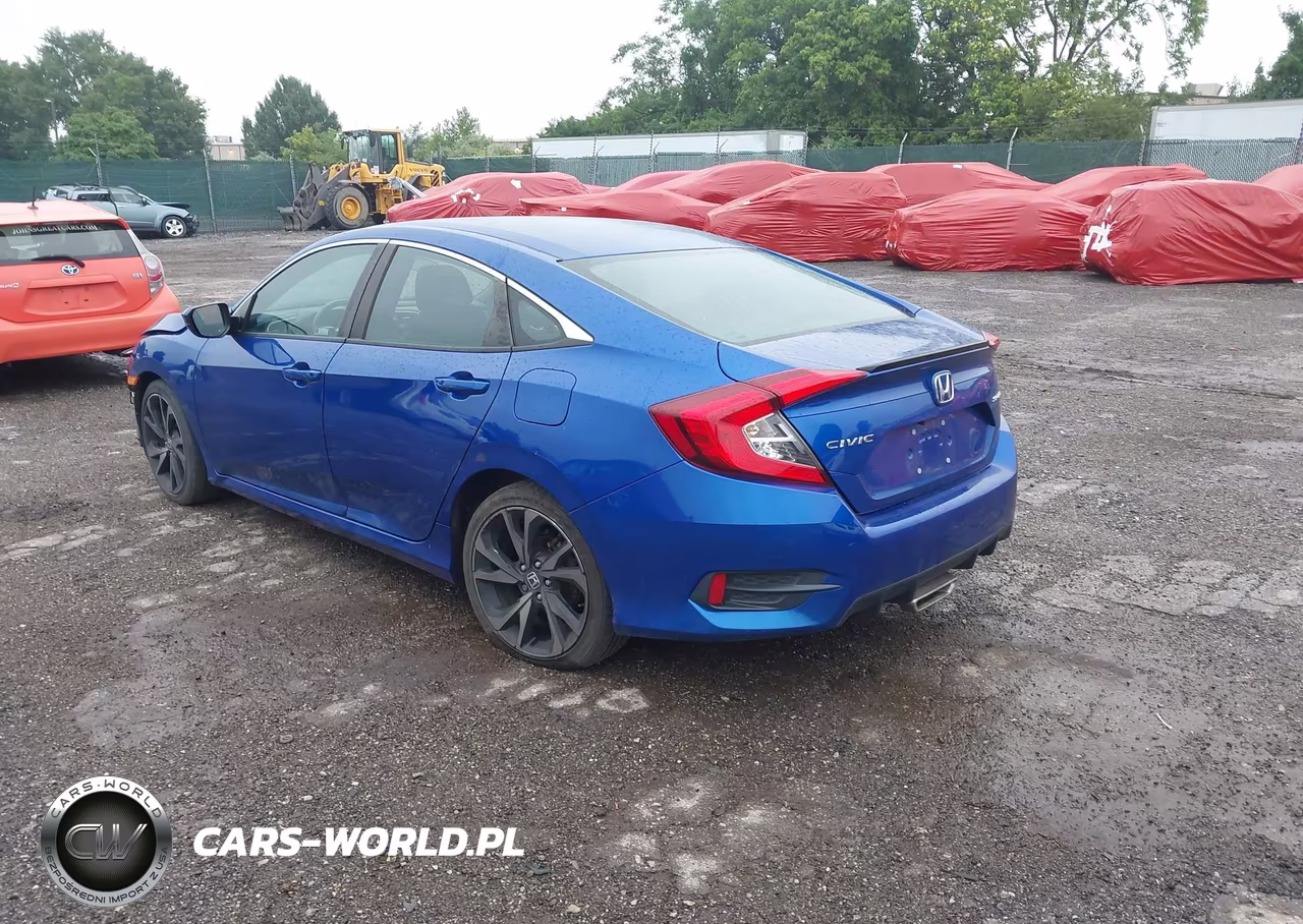 2020 Honda Civic Sport VIN:2HGFC2F80LH600917 - 3