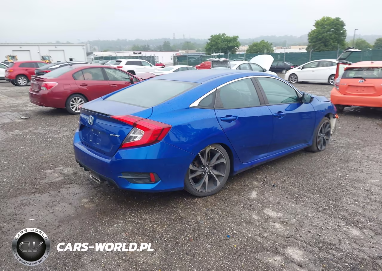 2020 Honda Civic Sport VIN:2HGFC2F80LH600917 - 4