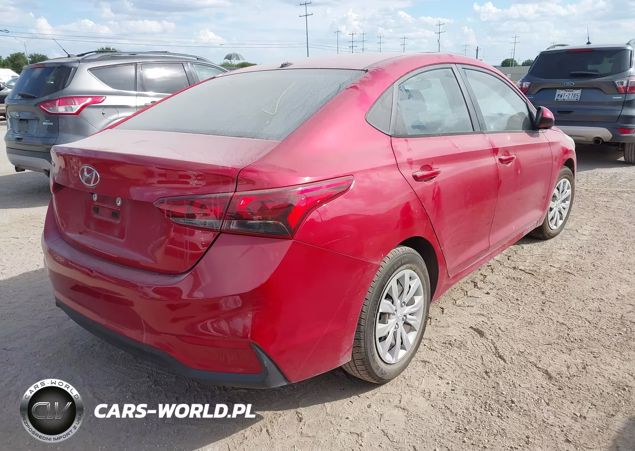 2022 Hyundai Accent Se VIN:3KPC24A65NE154364 - 4