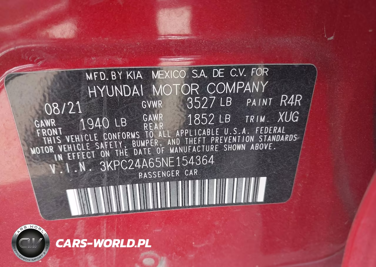 2022 Hyundai Accent Se VIN:3KPC24A65NE154364 - 9