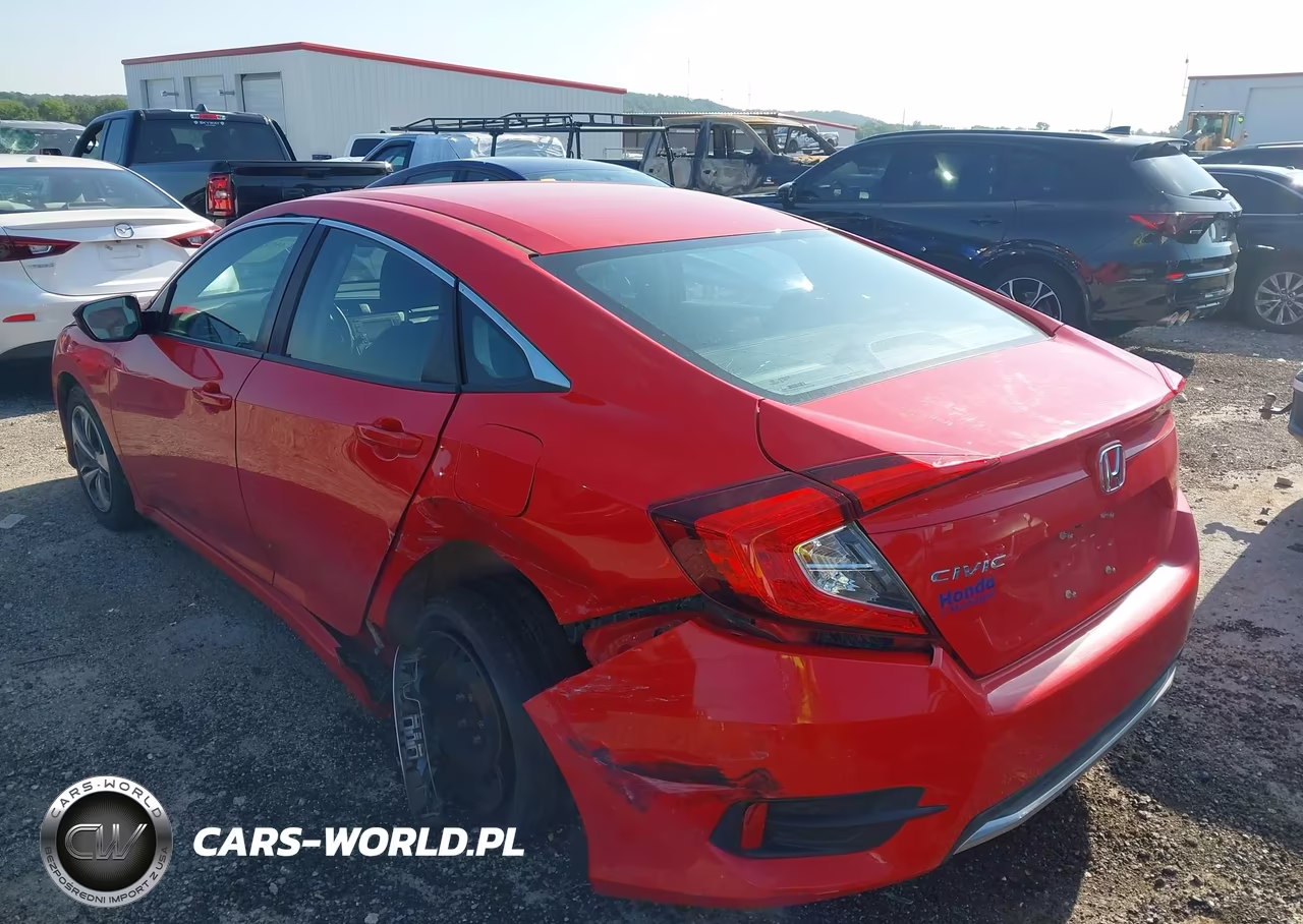 2020 Honda Civic Lx VIN:2HGFC2F64LH520390 - 3