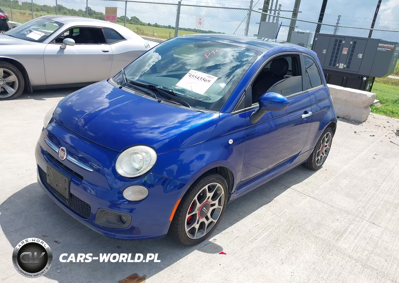 2012 Fiat 500 Sport VIN:3C3CFFBRXCT127375 - 2