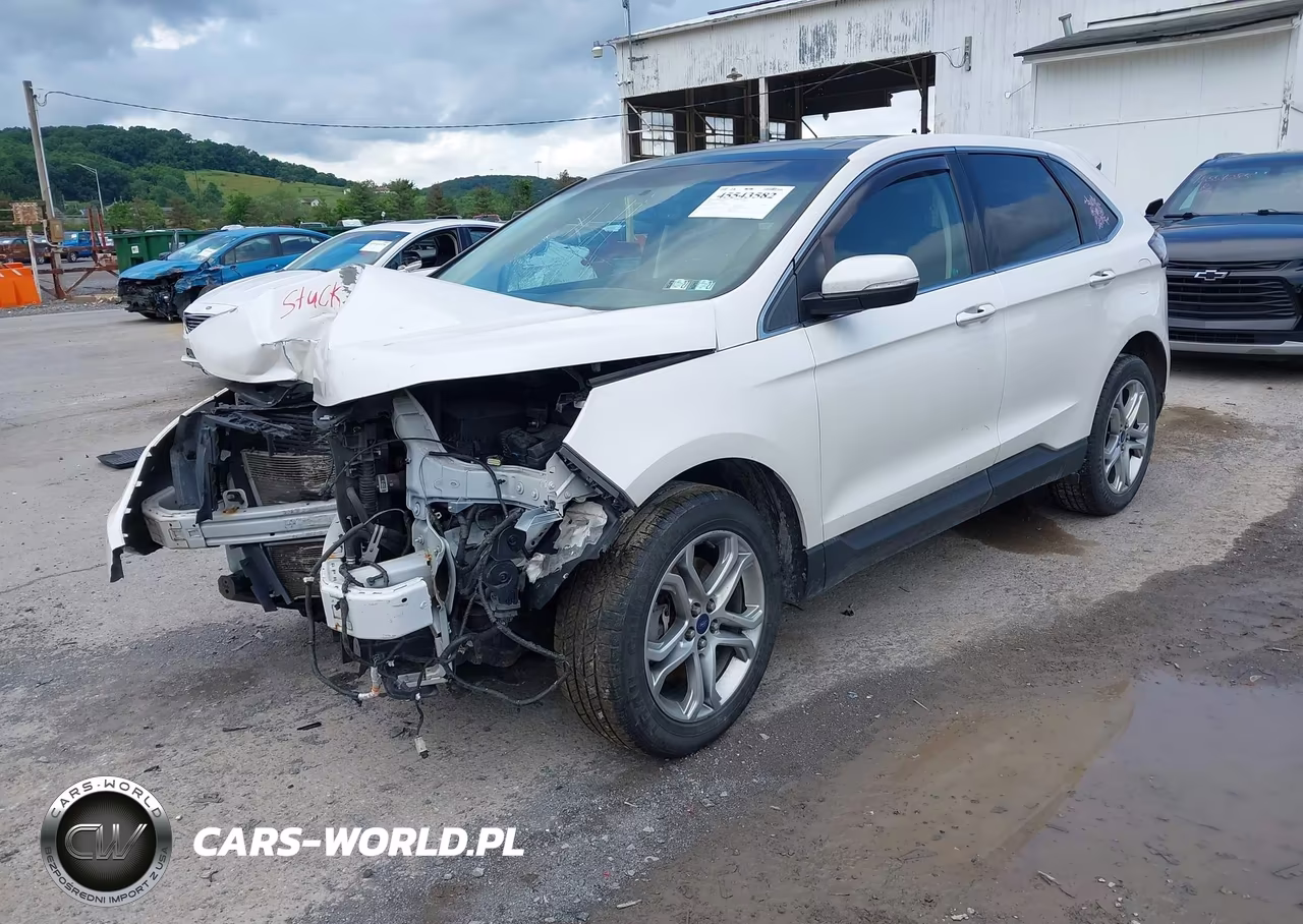 2017 Ford Edge Titanium VIN:2FMPK4K83HBB41718 - 2