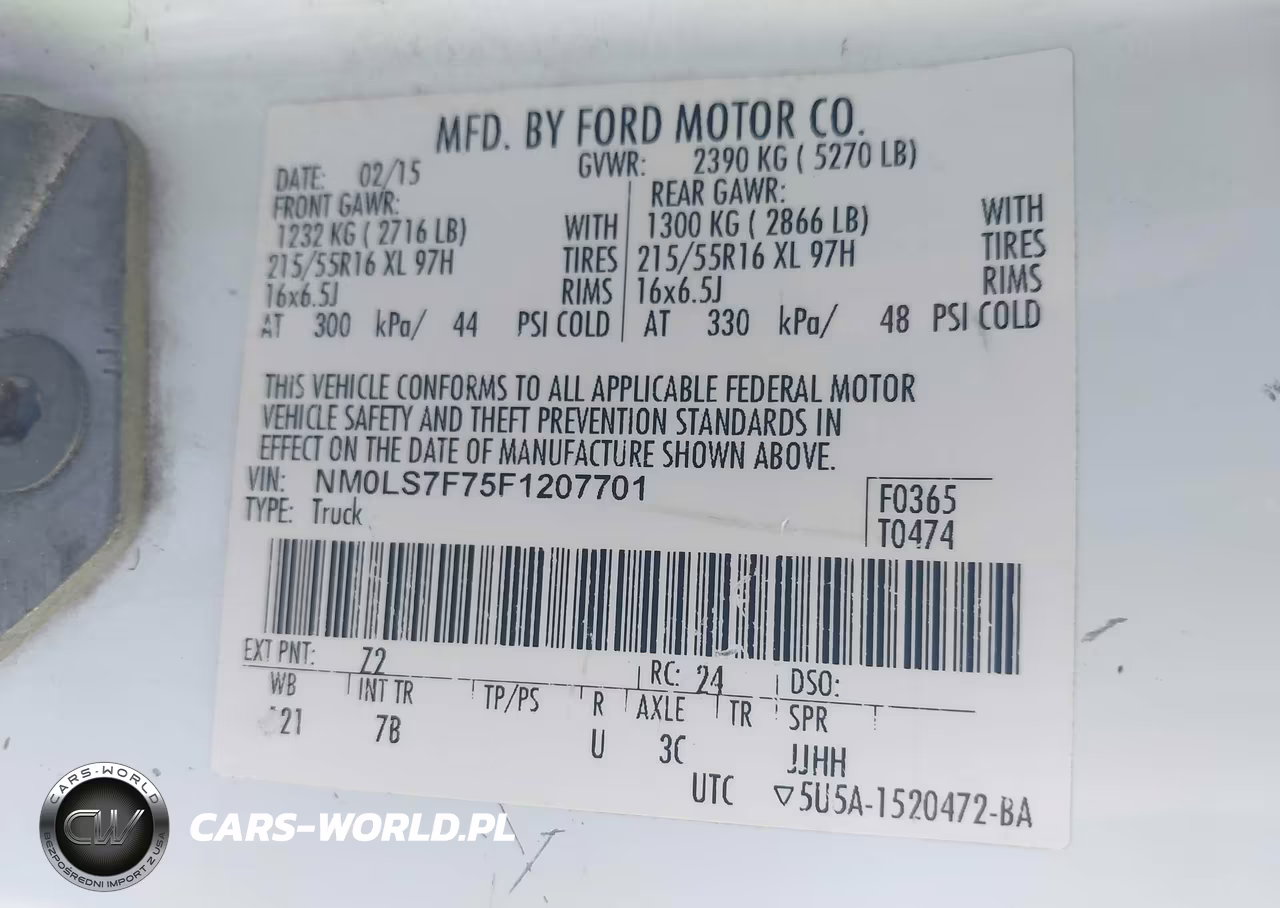 2015 Ford Transit Connect Xlt VIN:NM0LS7F75F1207701 - 9