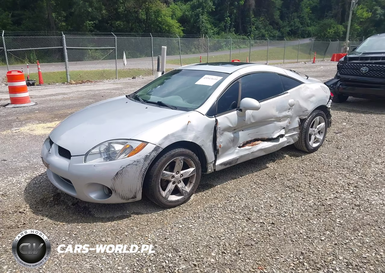2007 Mitsubishi Eclipse Gs VIN:4A3AK24F77E007241 - 2