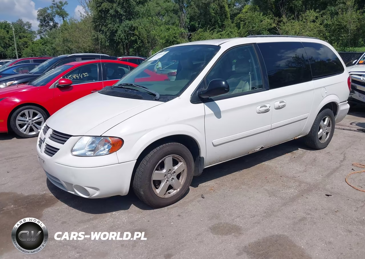 2007 Dodge Grand Caravan Sxt VIN:2D4GP44L07R344792 - 2