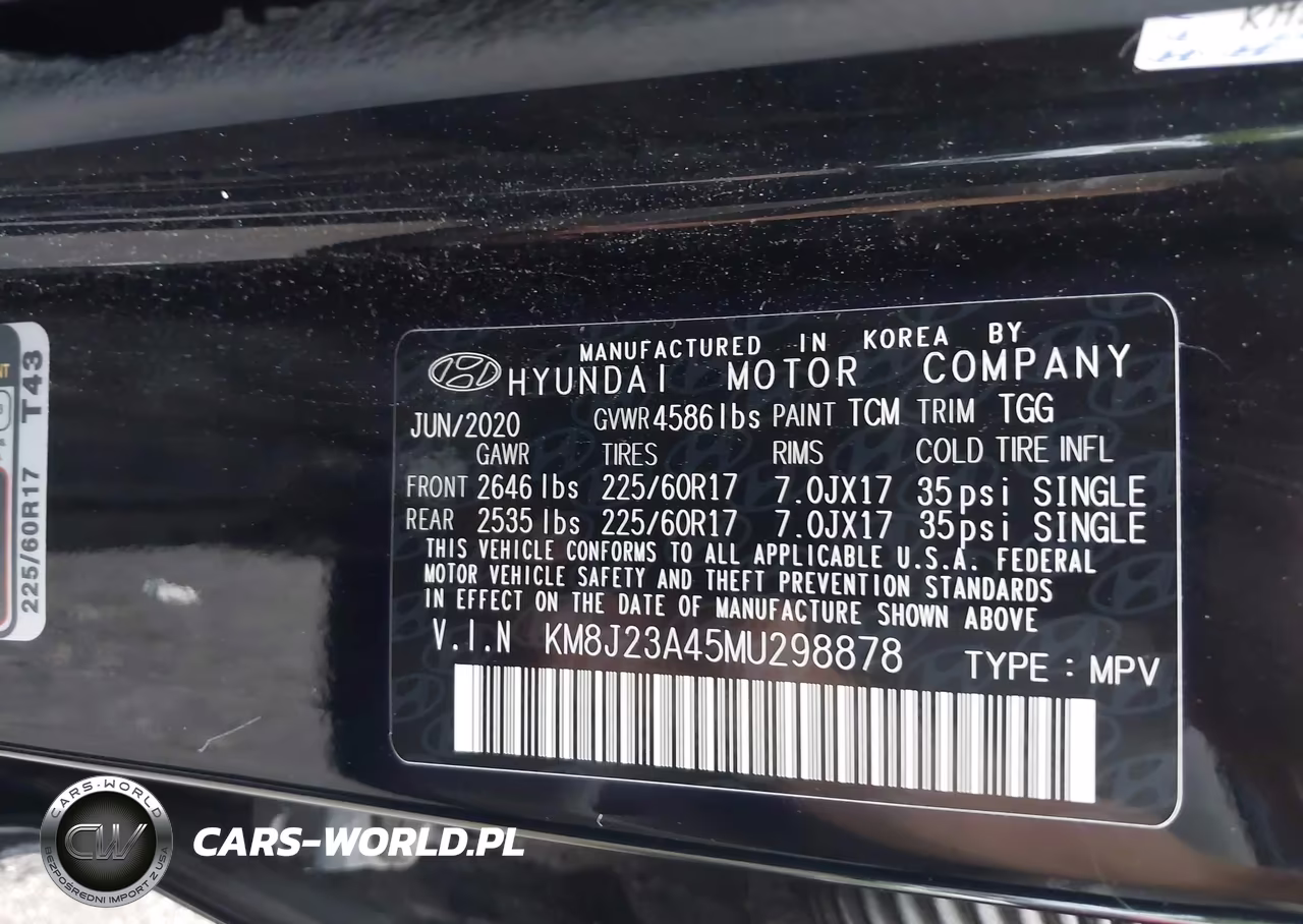 2021 Hyundai Tucson Se VIN:KM8J23A45MU298878 - 9