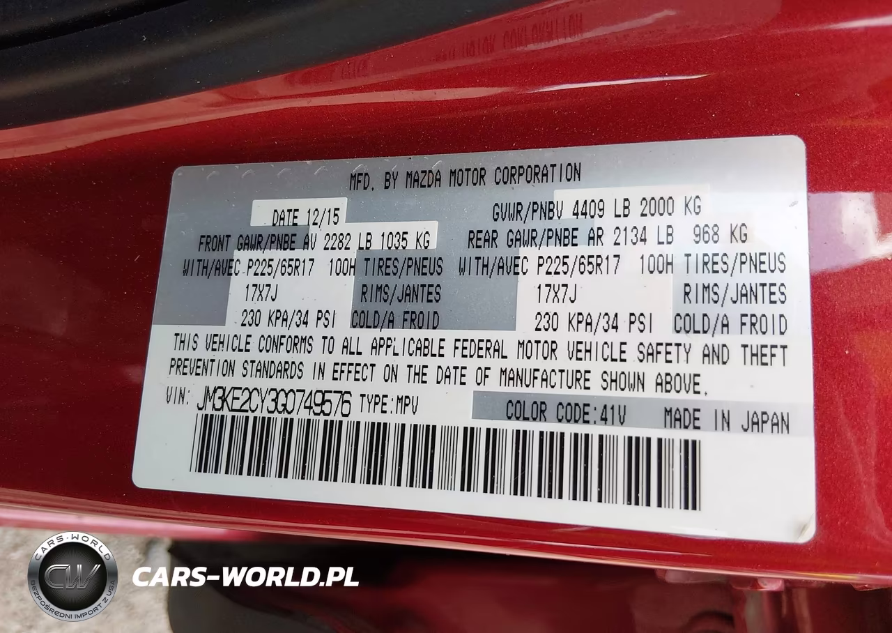 2016 Mazda Cx-5 Touring VIN:JM3KE2CY3G0749576 - 9