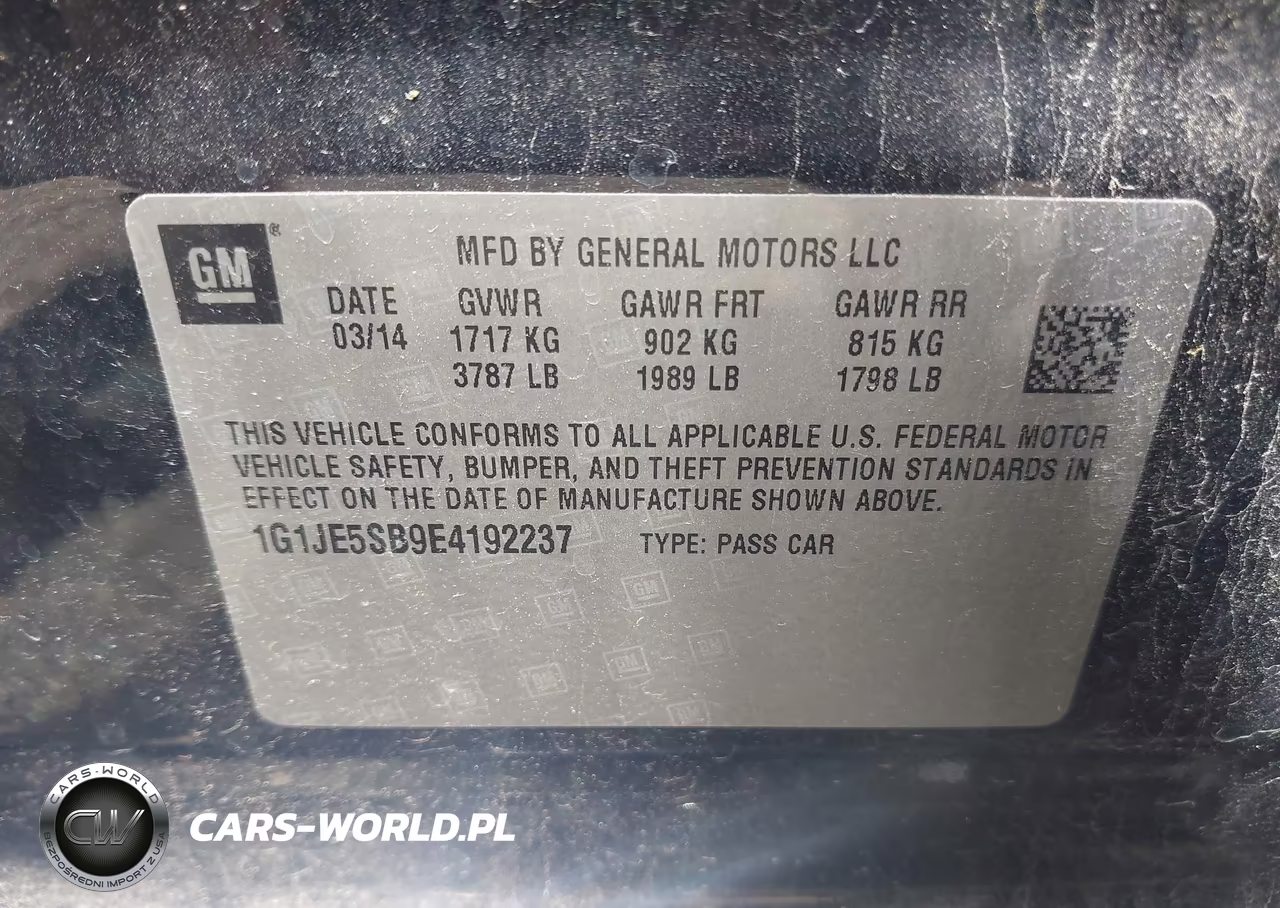 2014 Chevrolet Sonic Ltz Auto VIN:1G1JE5SB9E4192237 - 9