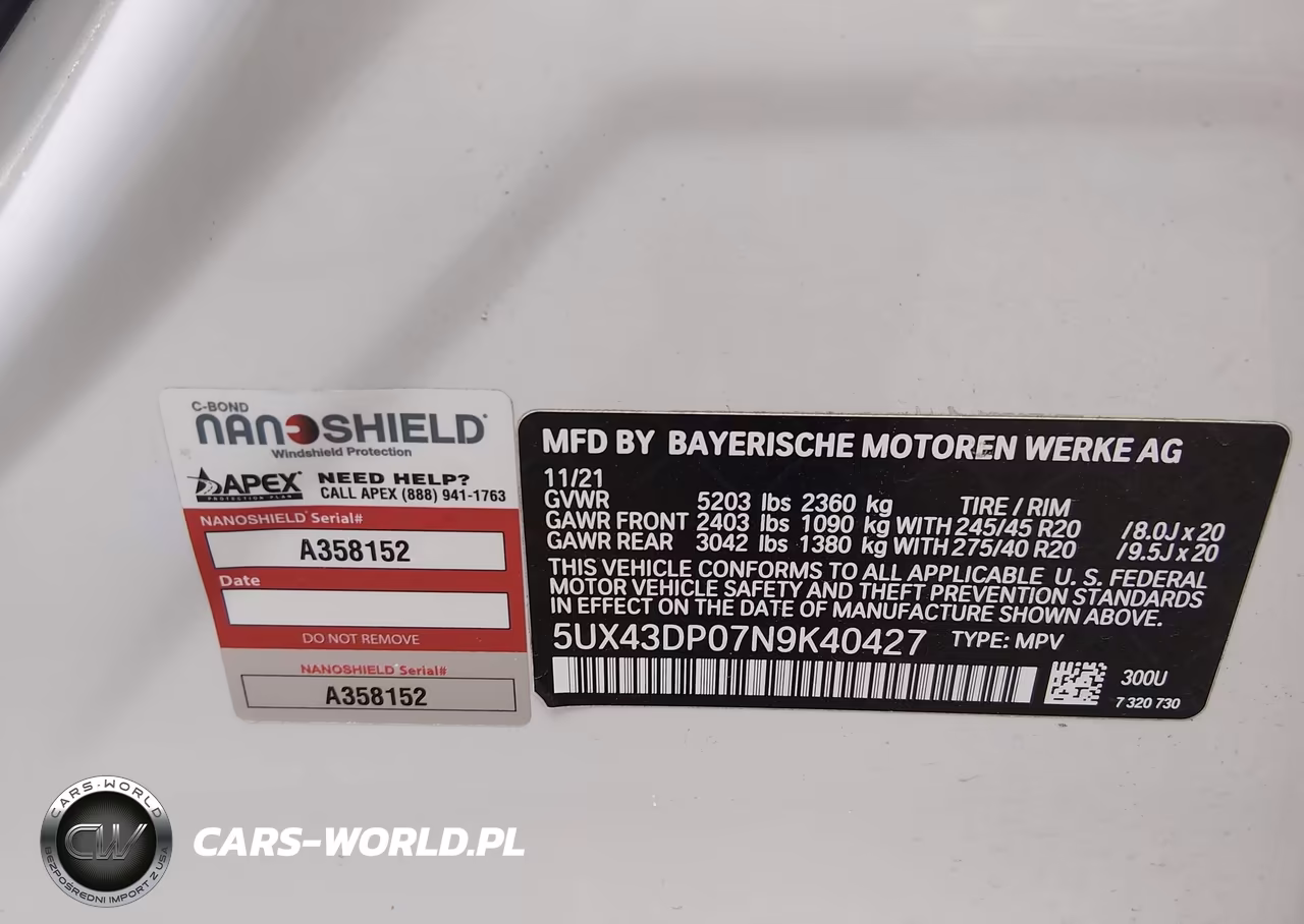 2022 BMW X3 Sdrive30I VIN:5UX43DP07N9K40427 - 9