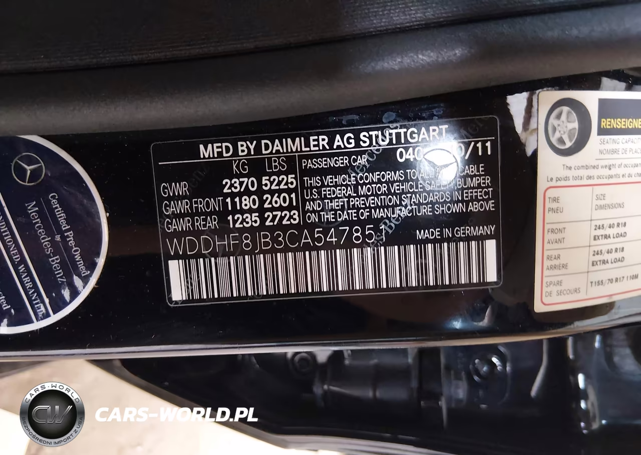 2012 Mercedes-Benz E 350 4Matic VIN:WDDHF8JB3CA547851 - 9