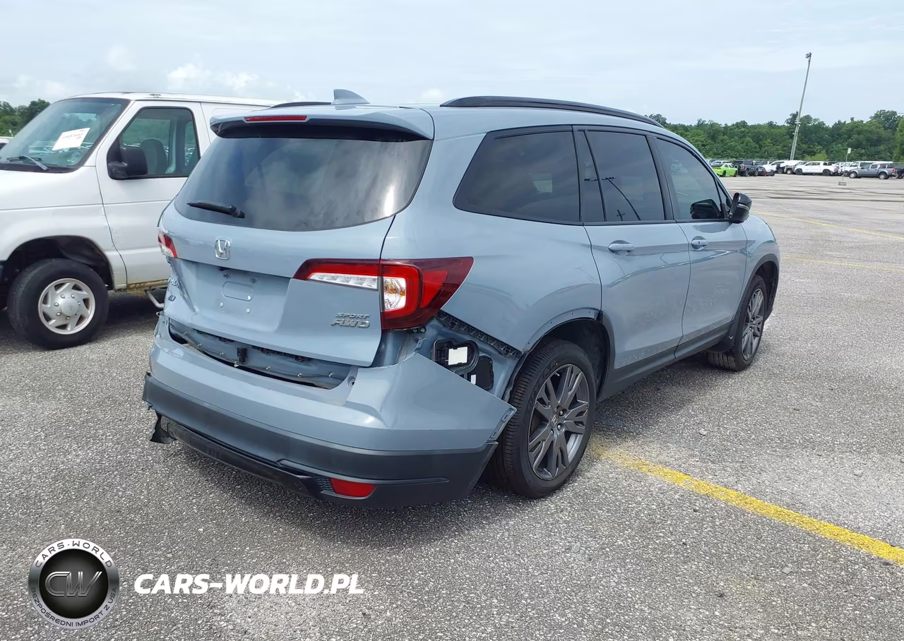 2022 Honda Pilot Awd Sport VIN:5FNYF6H31NB095292 - 4